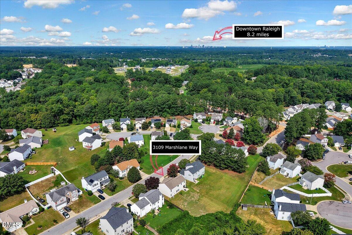 Exterior photo of 3109 Marshlane Way, Raleigh, NC 27610. MLS: 10186395