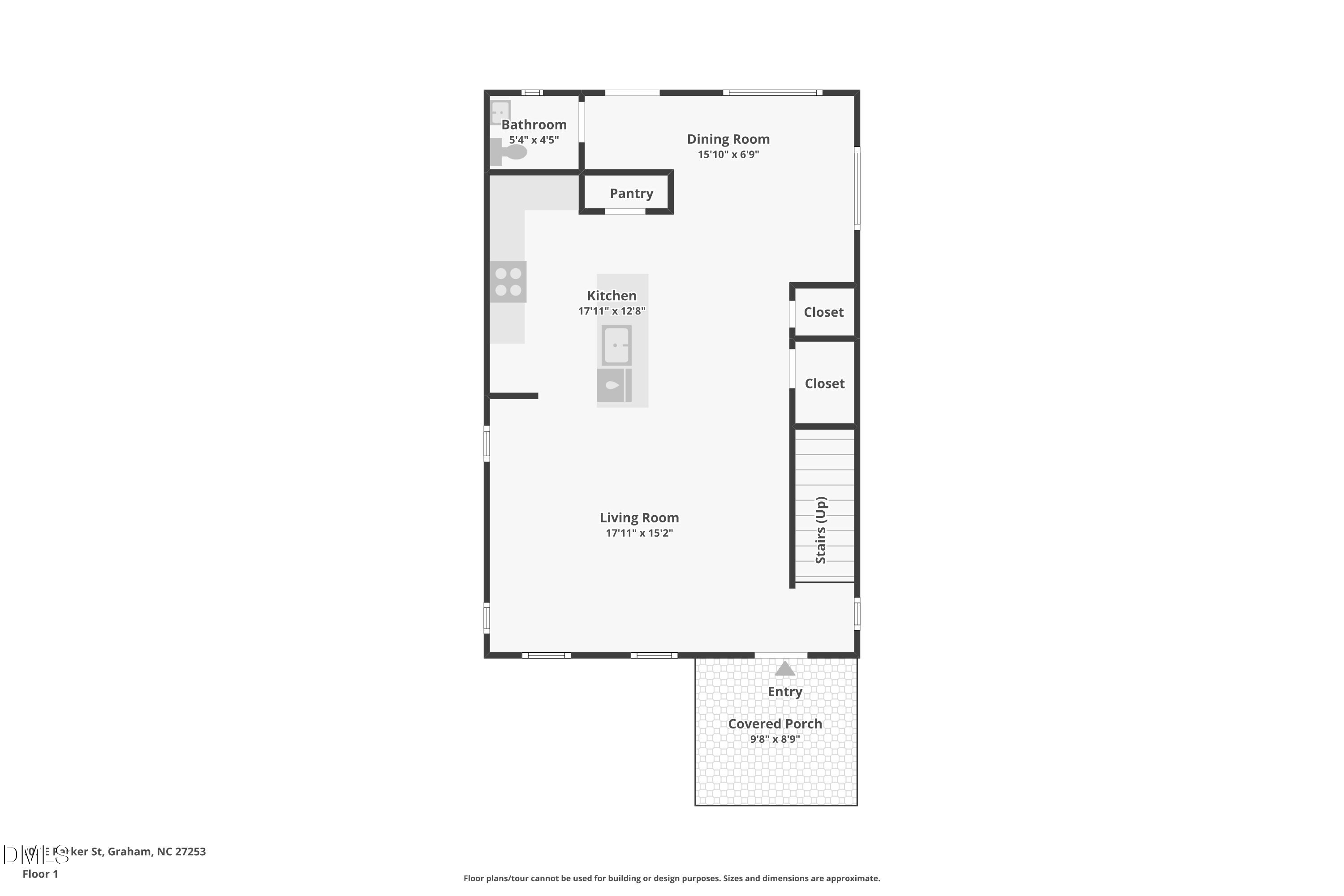 Exterior photo of 207 E Parker Street, Graham, NC 27253. MLS: 10196206