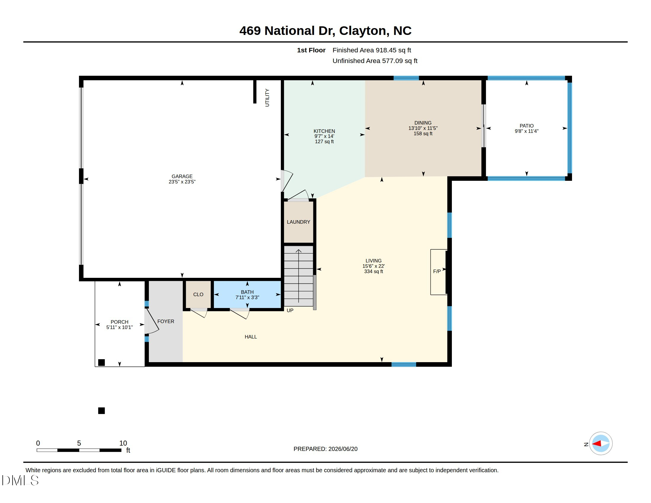 Exterior photo of 469 National Drive, Clayton, NC 27527. MLS: 10192388