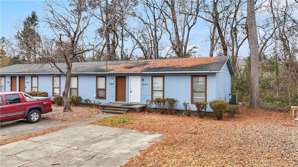 Exterior photo of 5801-5807 Aftonshire Drive, Fayetteville, NC 28304. MLS: 767595