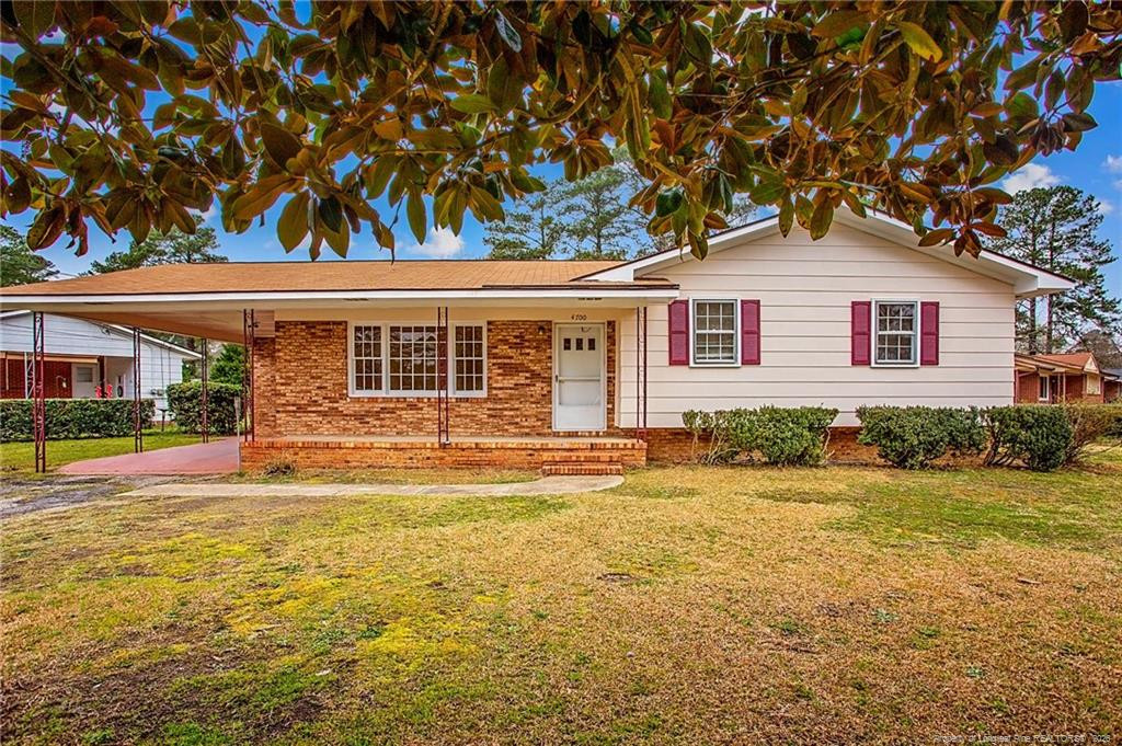 Exterior photo of 4700 Friar Avenue, Fayetteville, NC 28304. MLS: 766904