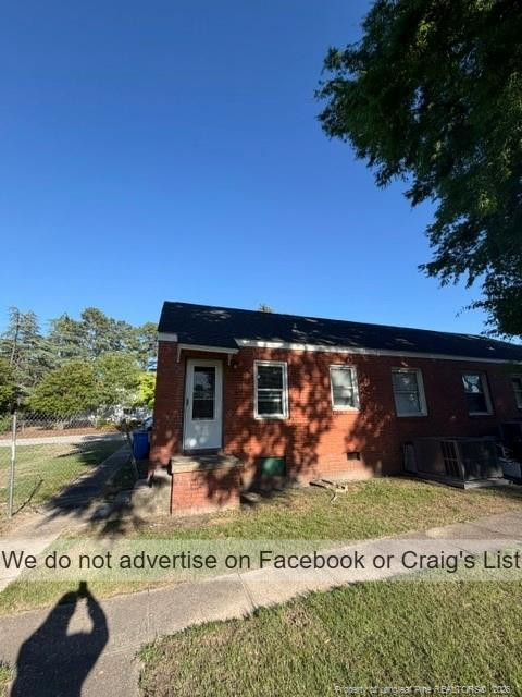 Exterior photo of 2015 Blake Street, Fayetteville, NC 28301. MLS: 761971