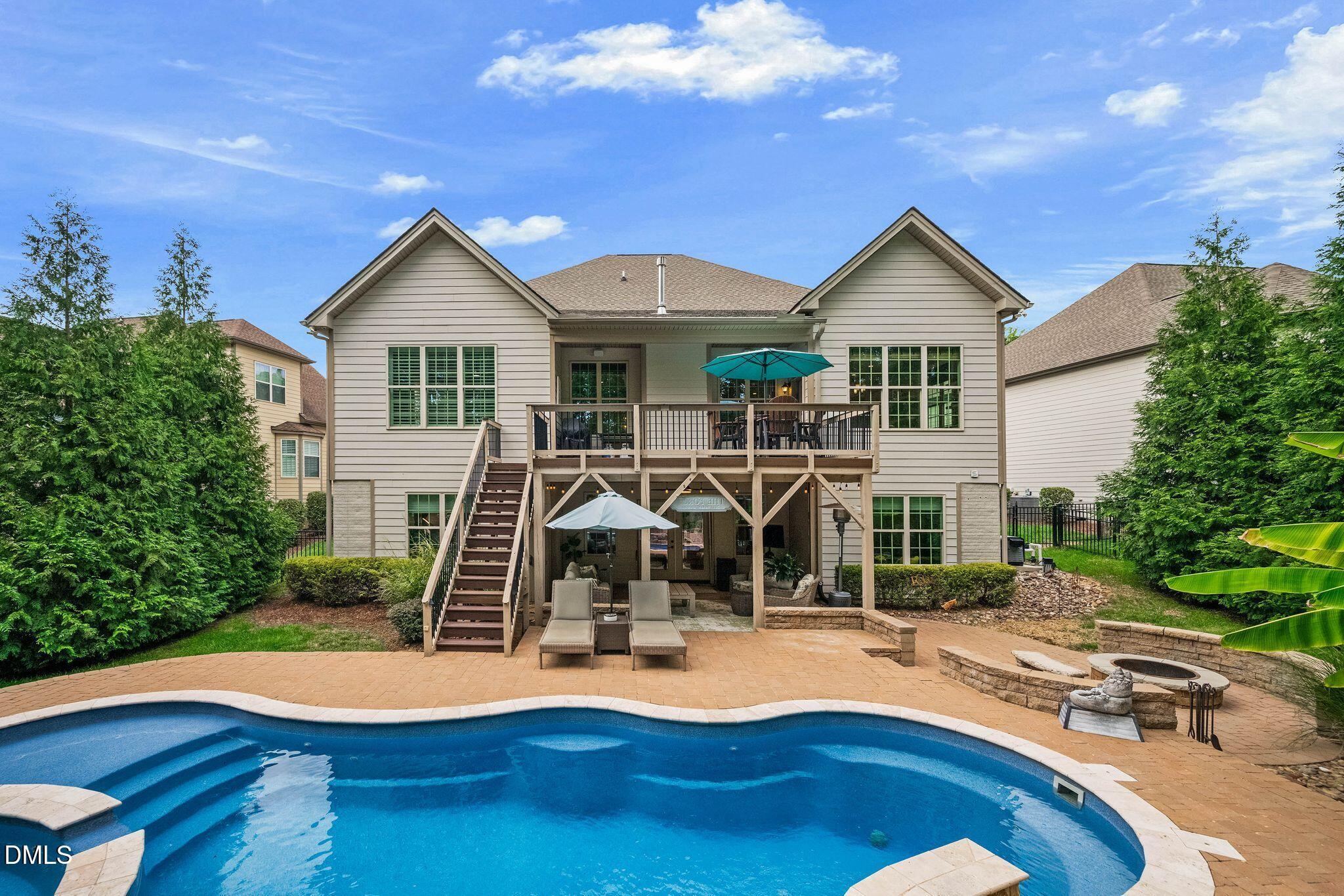 Exterior photo of 1720 Hasentree Villa Lane, Wake Forest, NC 27587. MLS: 10195569