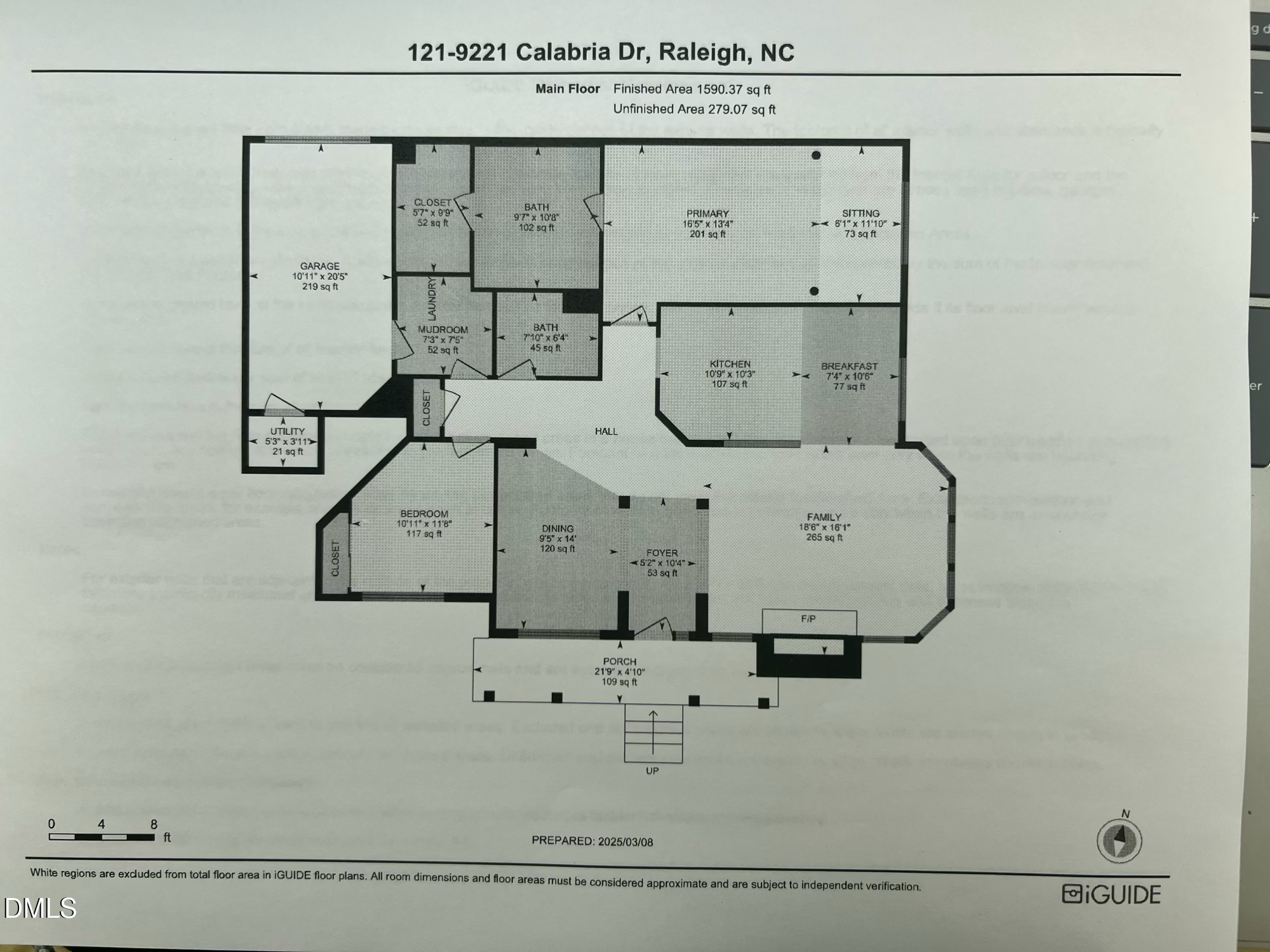 Exterior photo of 9221 Calabria Drive 121, Raleigh, NC 27617. MLS: 10156120