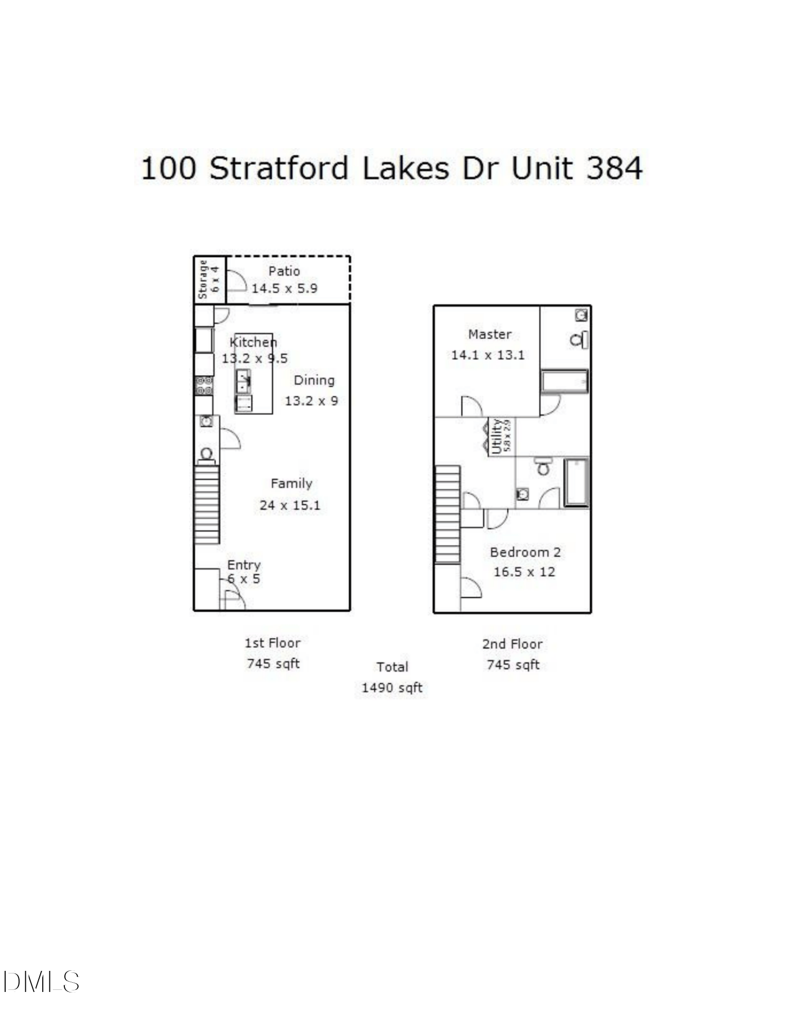 Exterior photo of 100 Stratford Lakes Drive 384, Durham, NC 27713. MLS: 10189635