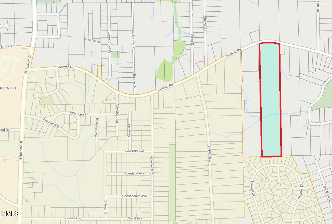 708 Goodwin Rd Close GIS Map Showing N R