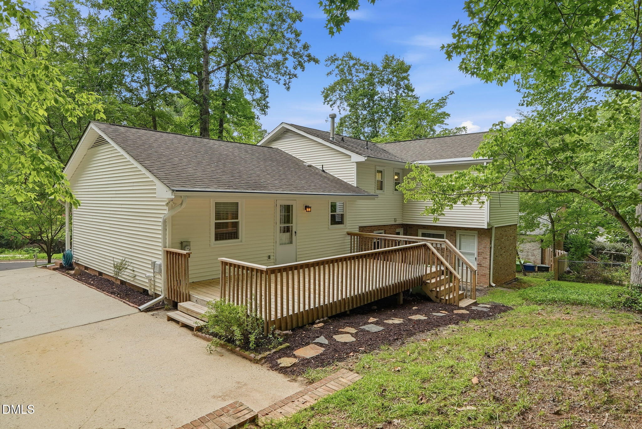 Exterior photo of 6408 Dixon Drive, Raleigh, NC 27609. MLS: 10181843