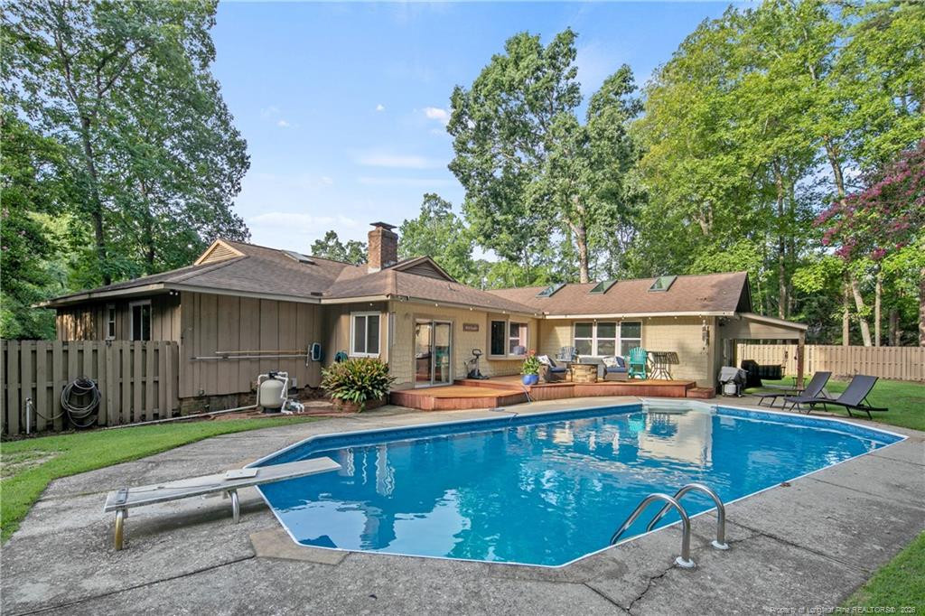 Exterior photo of 3344 Rustburg Drive, Fayetteville, NC 28303. MLS: 768950