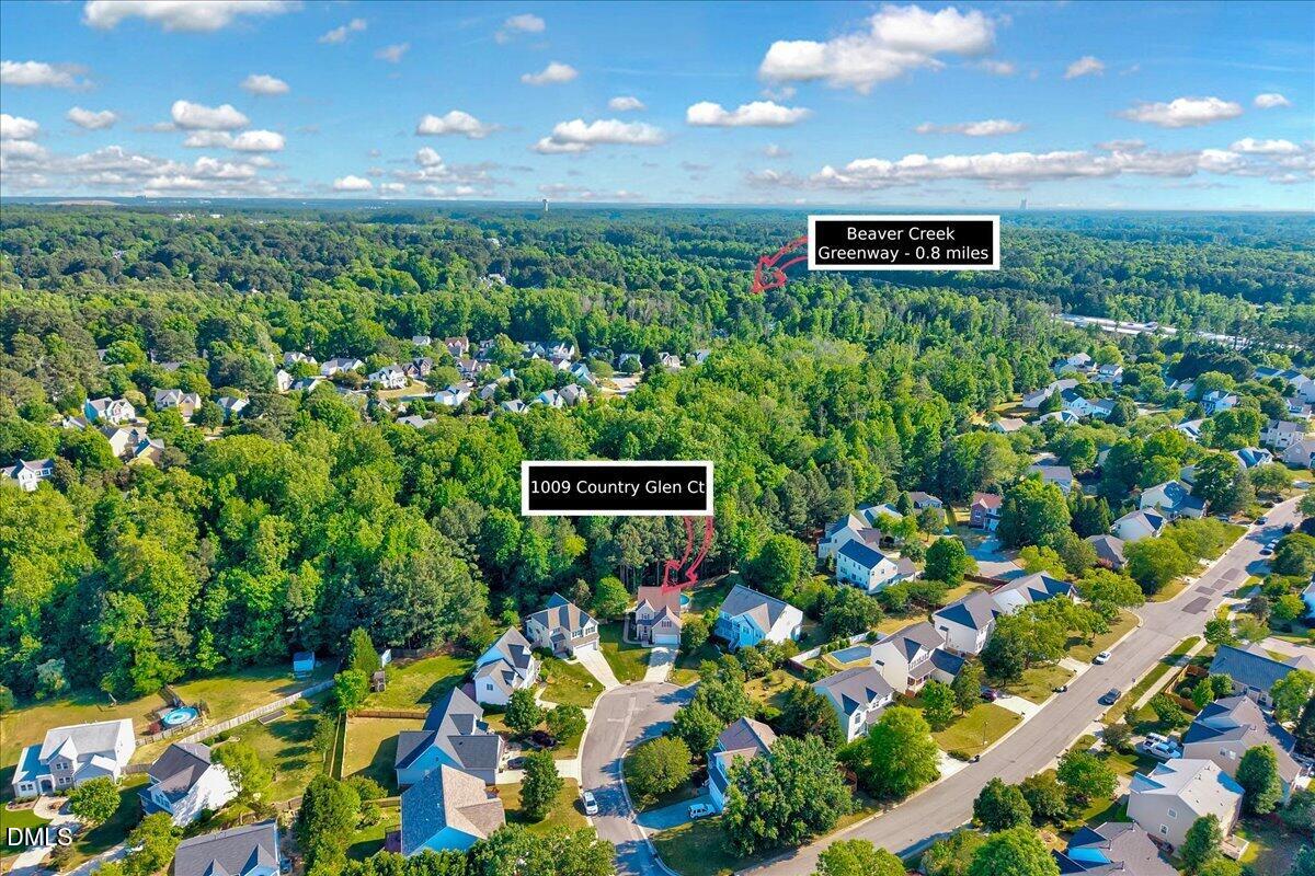 Exterior photo of 1009 Country Glen Court, Apex, NC 27502. MLS: 10173528