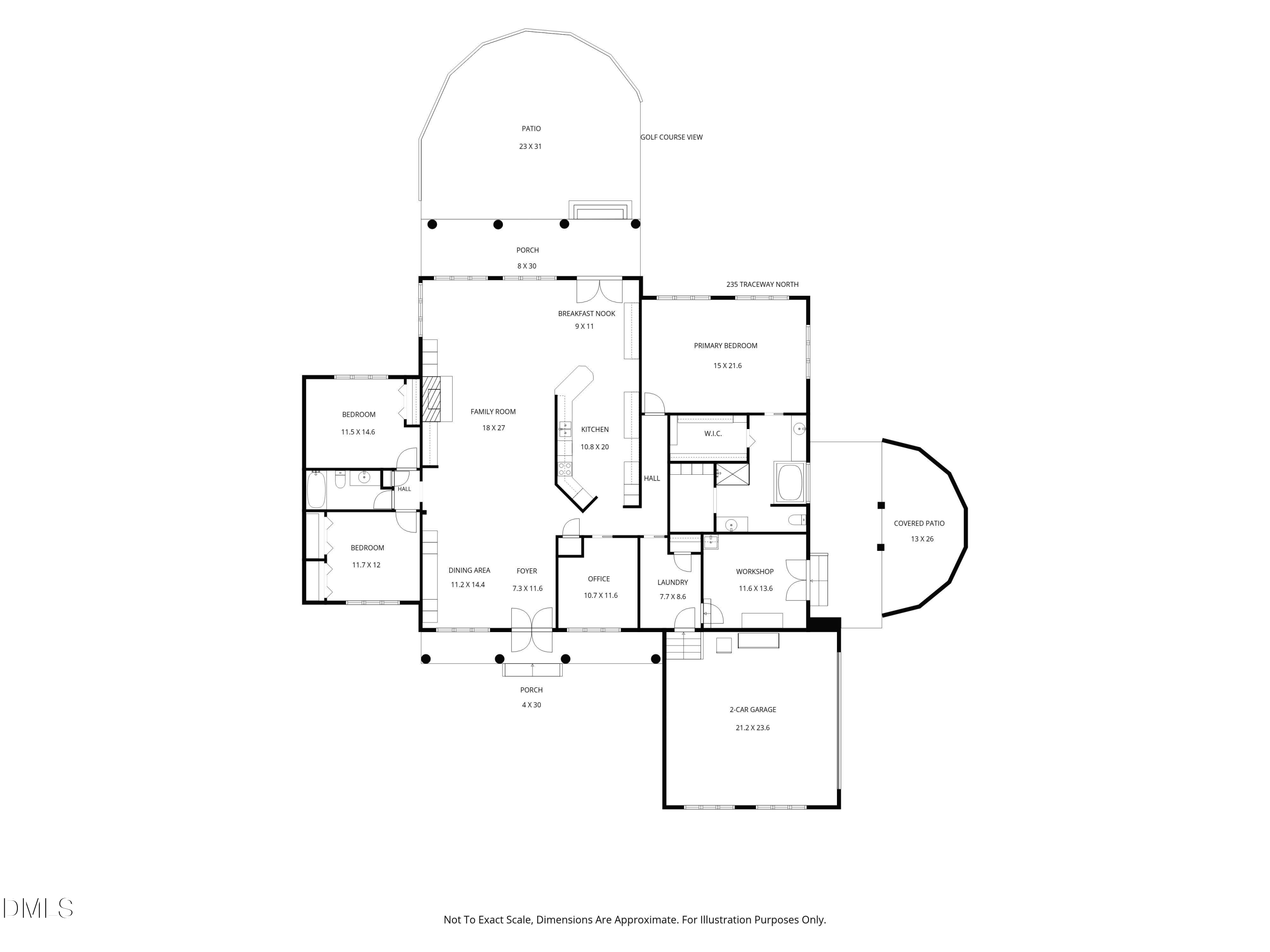 Exterior photo of 235 Traceway N, Sanford, NC 27332. MLS: 10194396