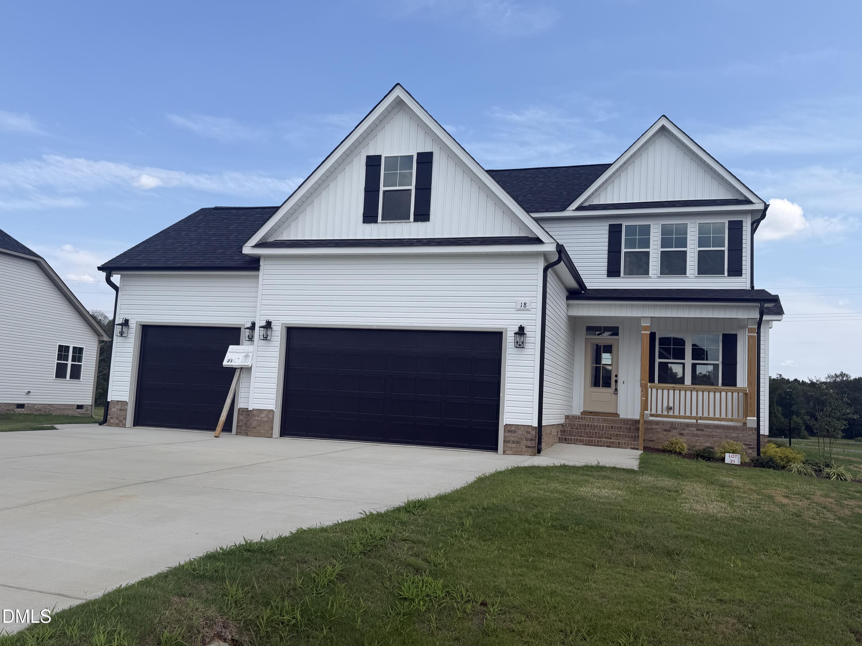 Exterior photo of 18 Charles Point (lot 21) Lane, Selma, NC 27576. MLS: 10142885