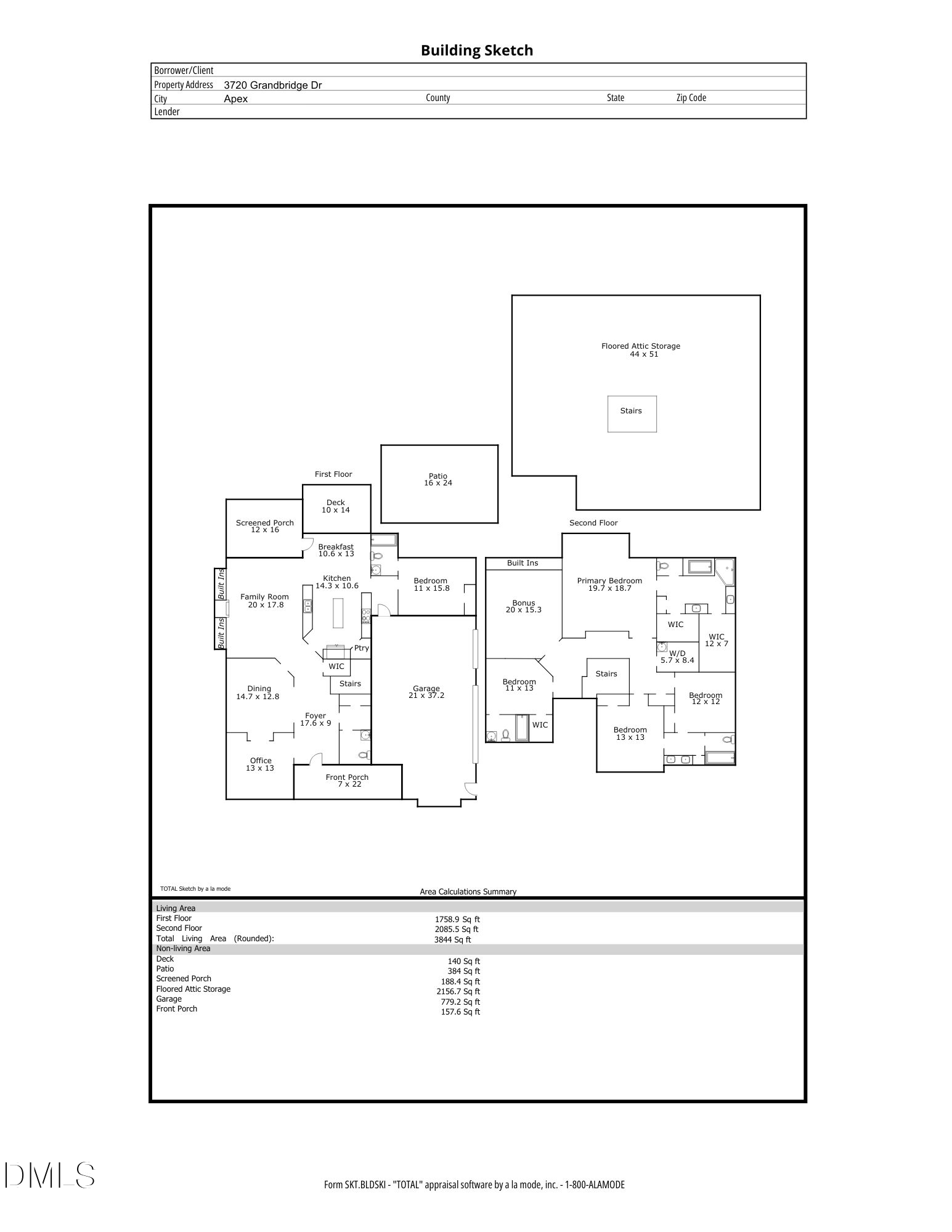 Exterior photo of 3720 Grandbridge Drive, Apex, NC 27539. MLS: 10190961