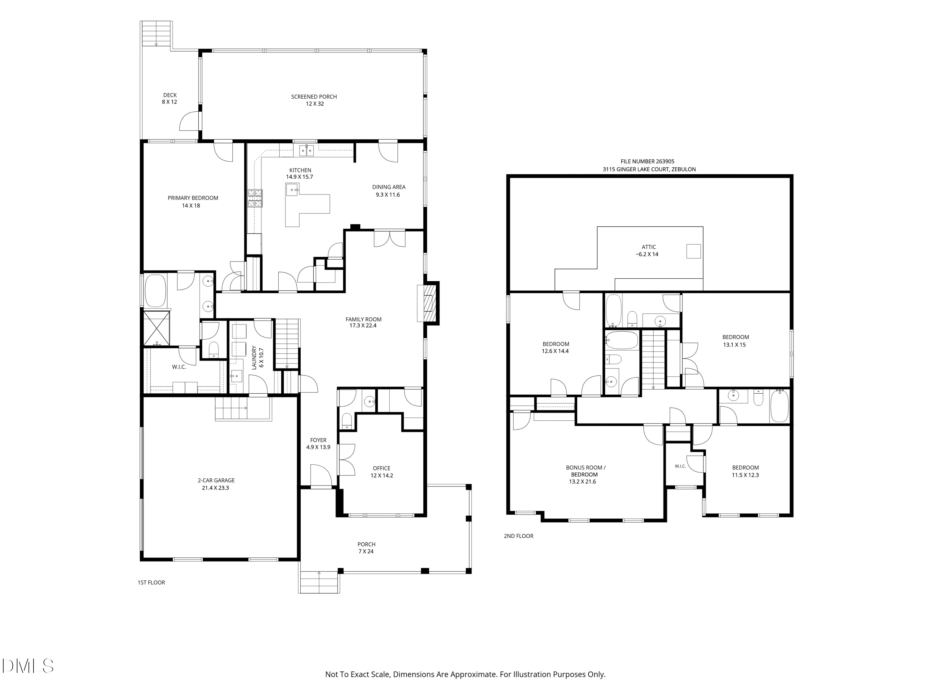 Exterior photo of 3115 Ginger Lake Court, Zebulon, NC 27597. MLS: 10194846