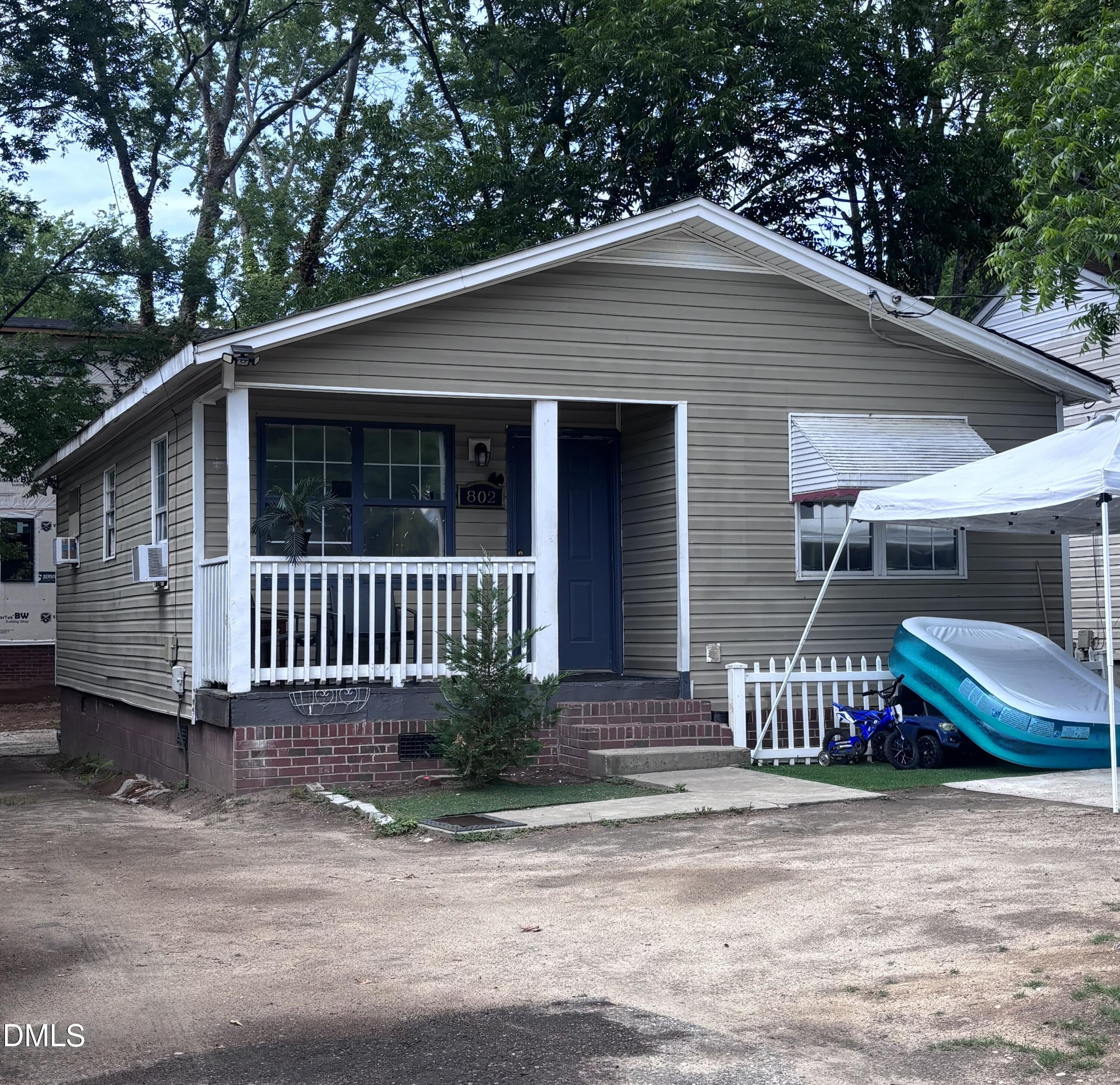 Exterior photo of 802 Vardaman Street, Raleigh, NC 27610. MLS: 10171634