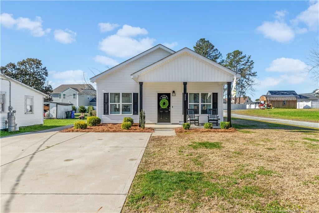 Exterior photo of 323 W Wooddall Street, Benson, NC 27504. MLS: 759203