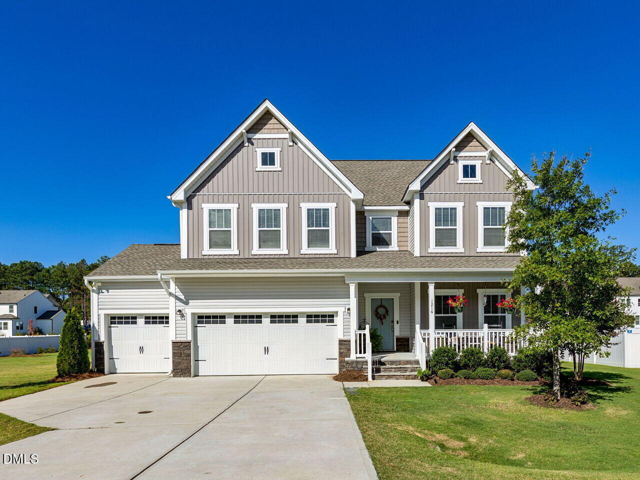 Exterior photo of 1216 Huffington Oak Drive, Willow Springs, NC 27592. MLS: 10195036