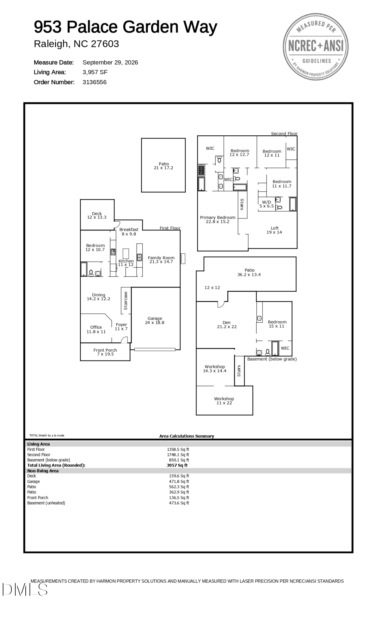 Exterior photo of 953 Palace Garden Way, Raleigh, NC 27603. MLS: 10199561