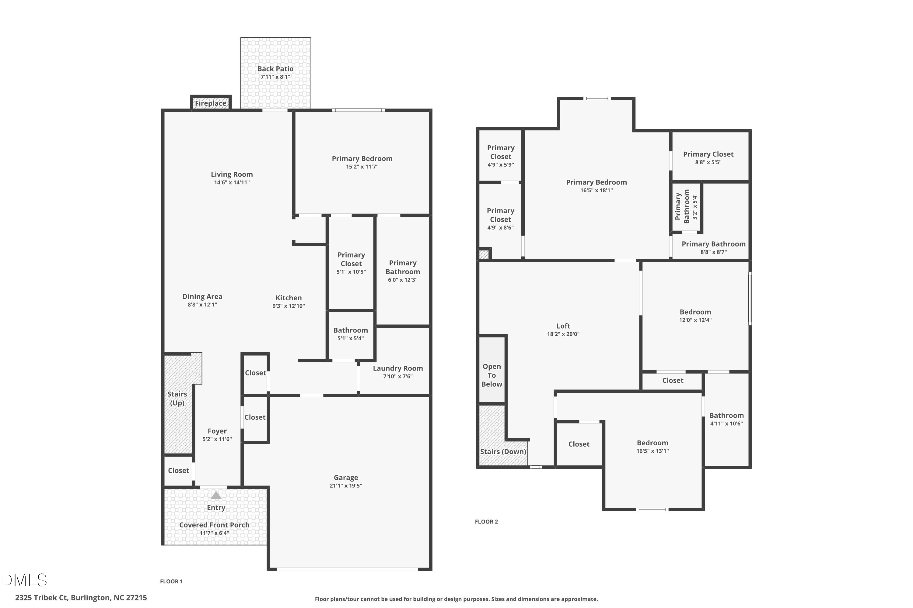 Exterior photo of 2325 Tribek Court, Burlington, NC 27215. MLS: 10187482
