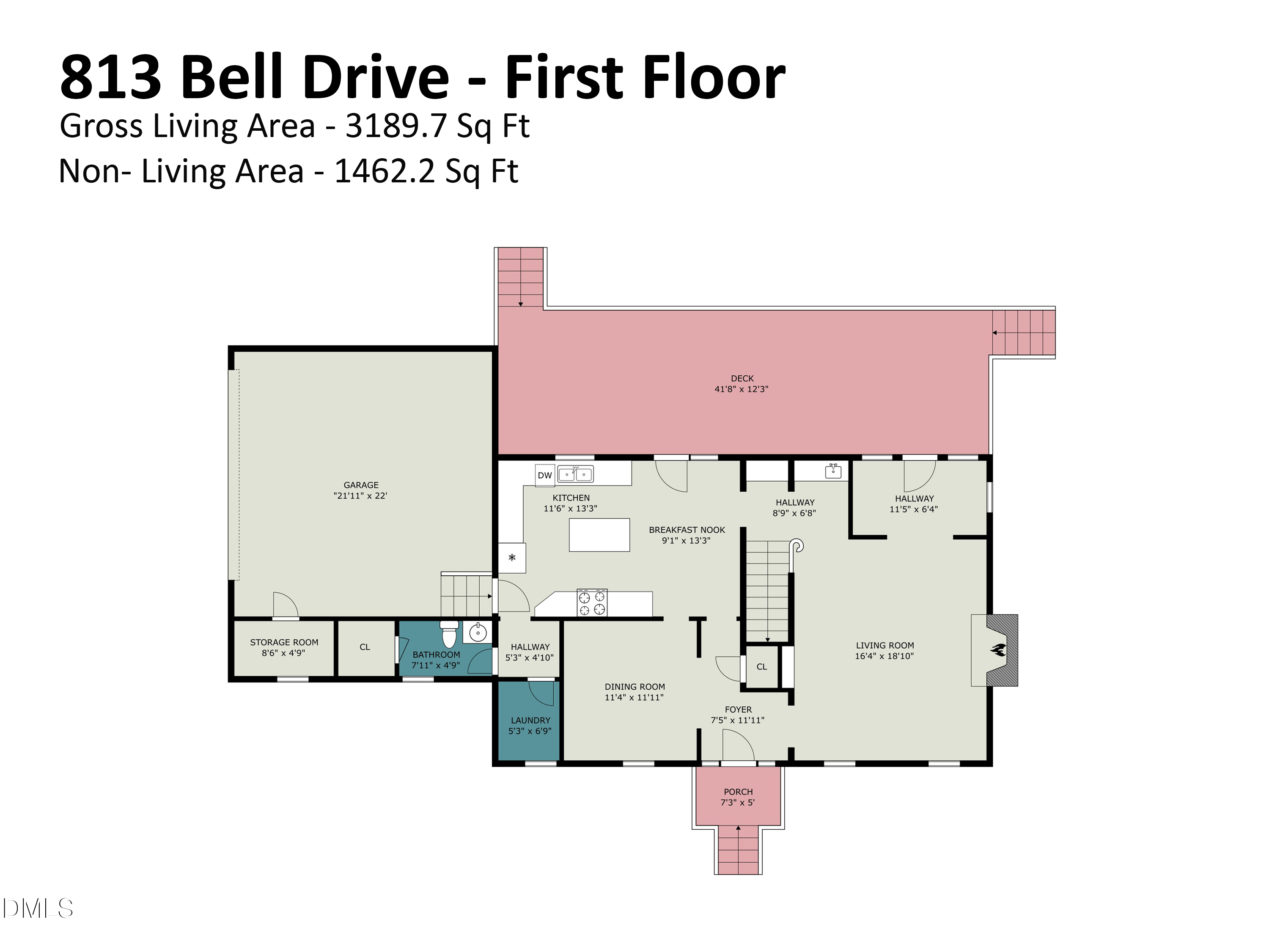 Exterior photo of 813 Bell Drive, Rocky Mount, NC 27803. MLS: 10196658