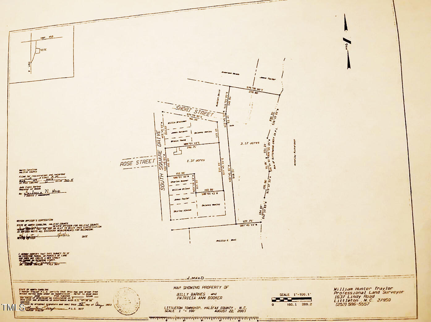 Short Street Survey