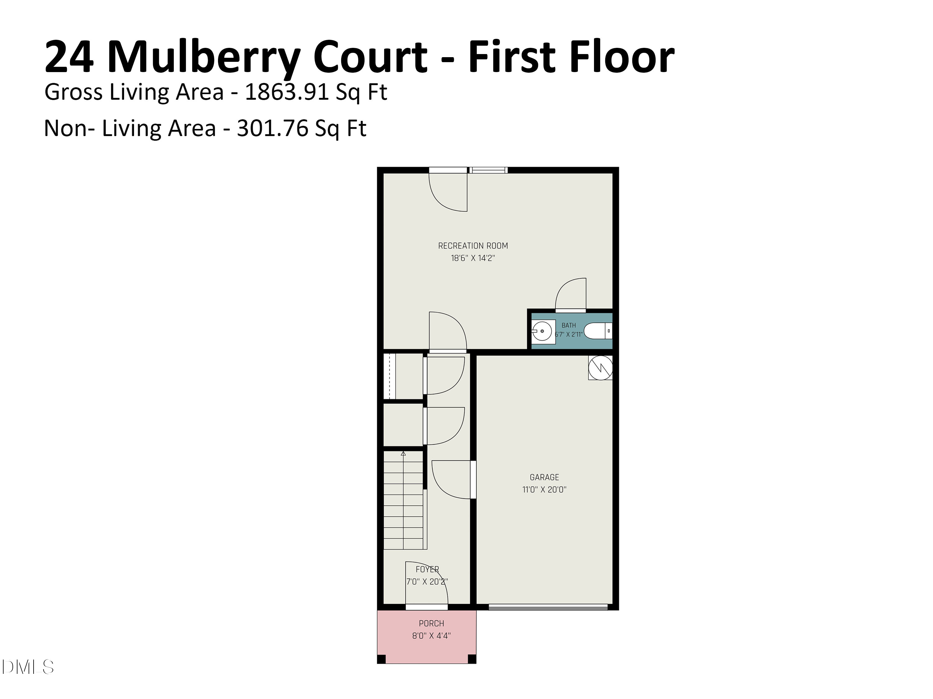 Exterior photo of 24 Mulberry Court, Durham, NC 27713. MLS: 10186149