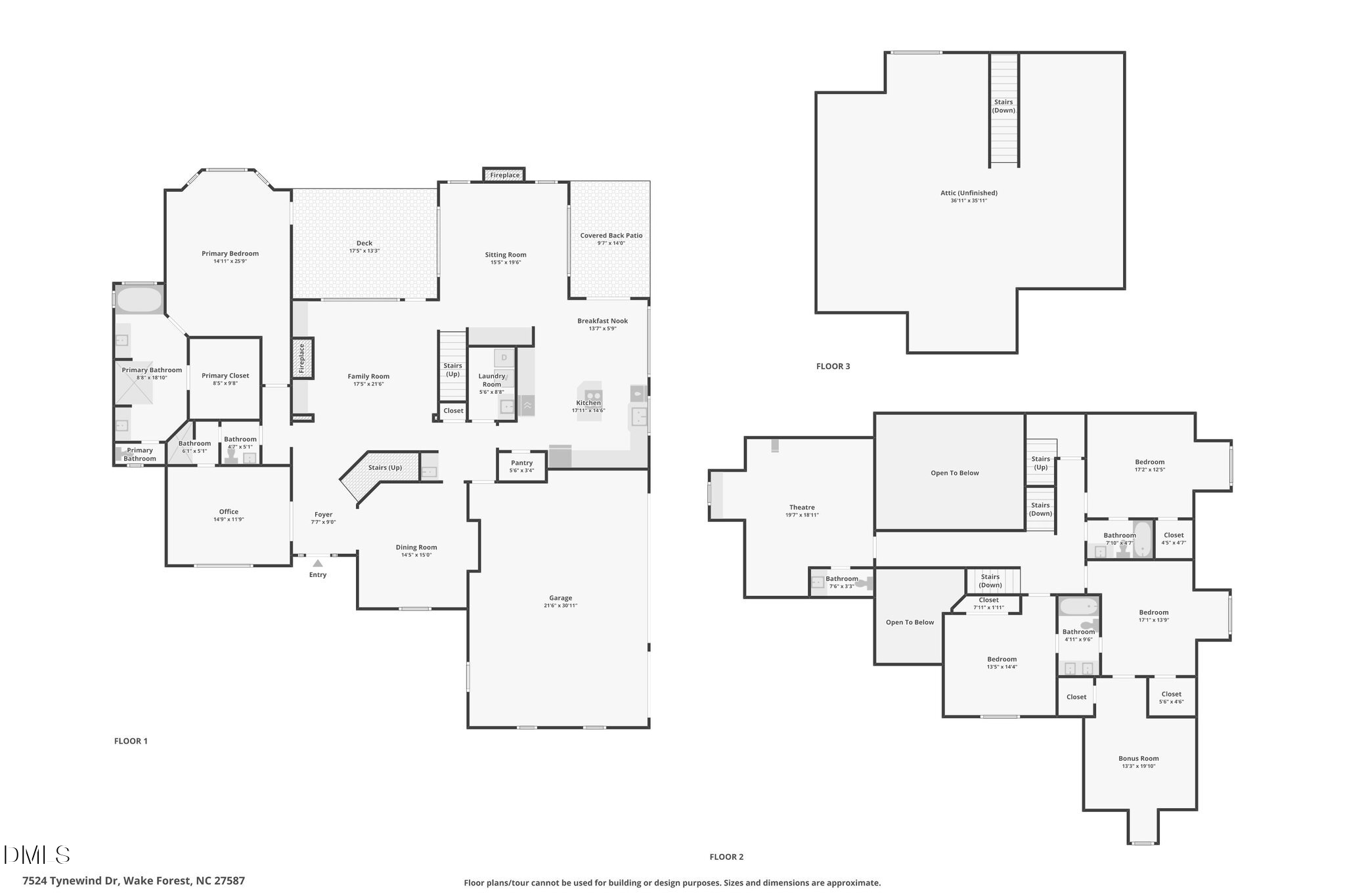 Exterior photo of 7524 Tynewind Drive, Wake Forest, NC 27587. MLS: 10180671