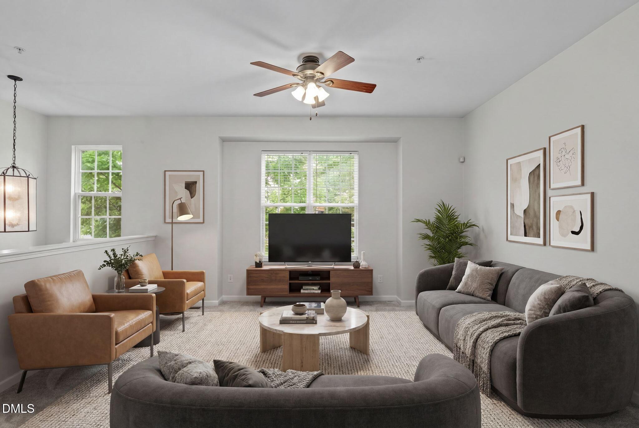 Family Room - Virtually Staged