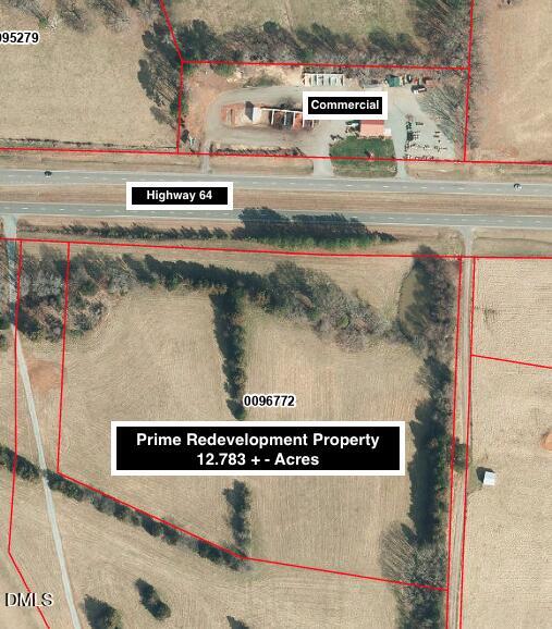 Exterior photo of 0 Us 64 W, Pittsboro, NC 27312. MLS: 10175001