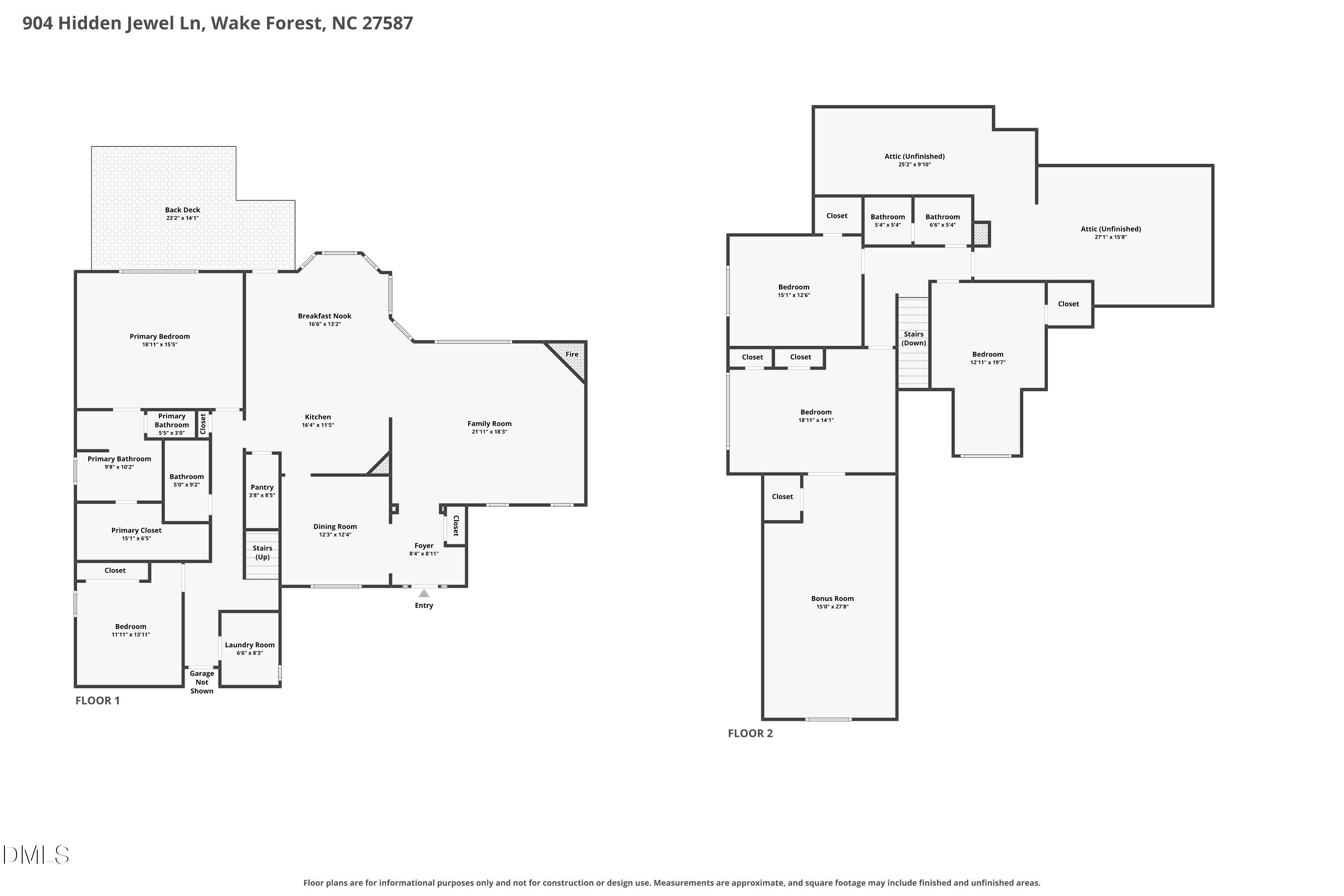 Exterior photo of 904 Hidden Jewel Lane, Wake Forest, NC 27587. MLS: 10198165
