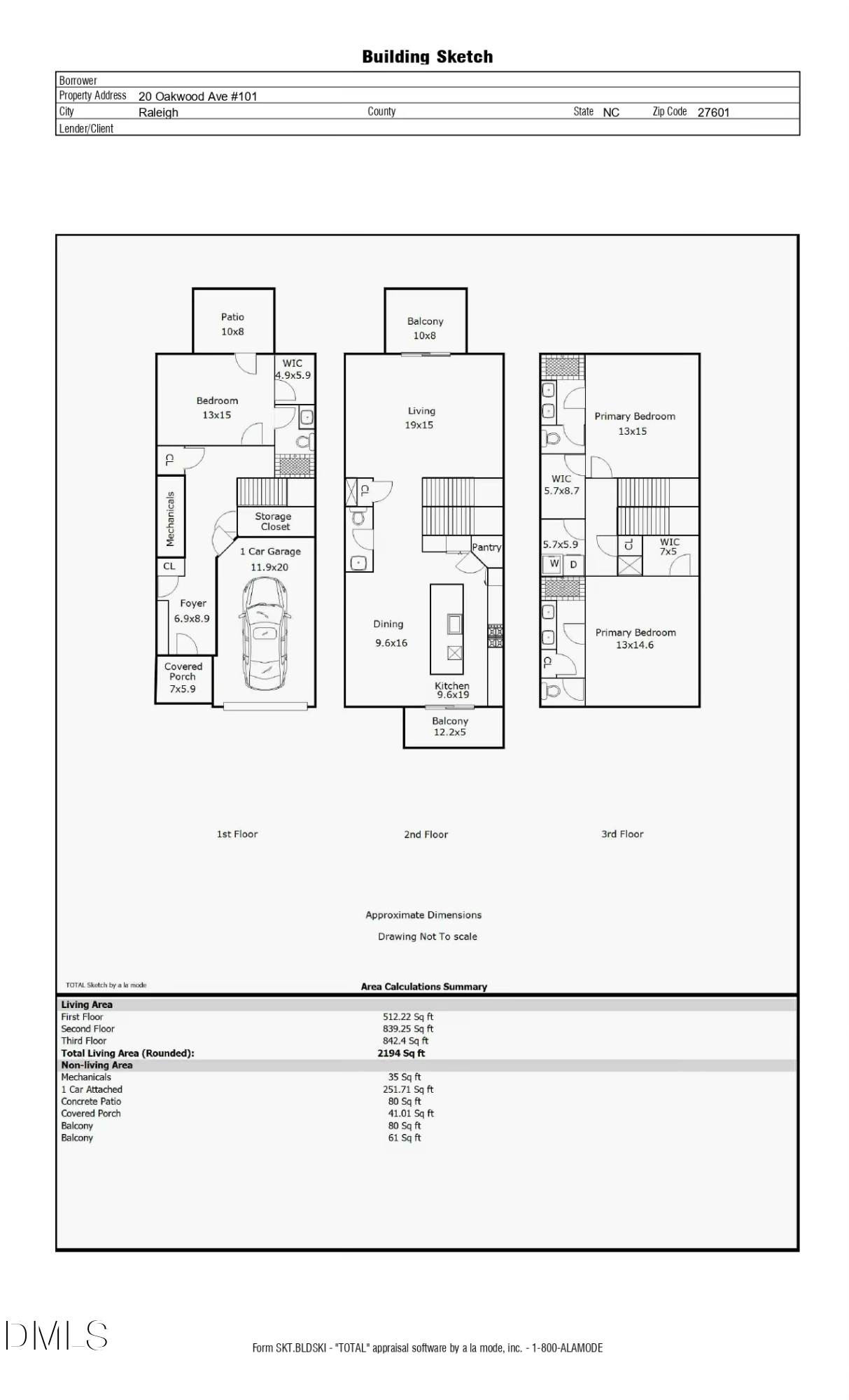 Exterior photo of 720 Oakwood Avenue 101, Raleigh, NC 27601. MLS: 10184148