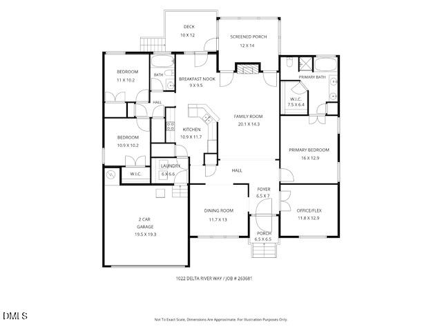 Exterior photo of 1022 Delta River Way, Knightdale, NC 27545. MLS: 10191873