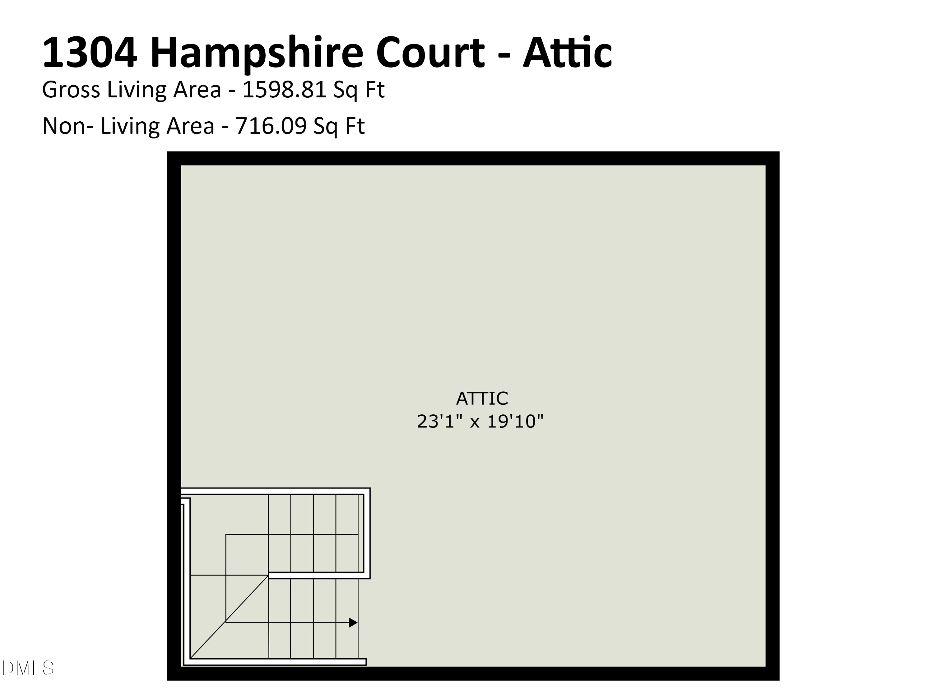Exterior photo of 1304 Hampshire Court, Raleigh, NC 27612. MLS: 10184821