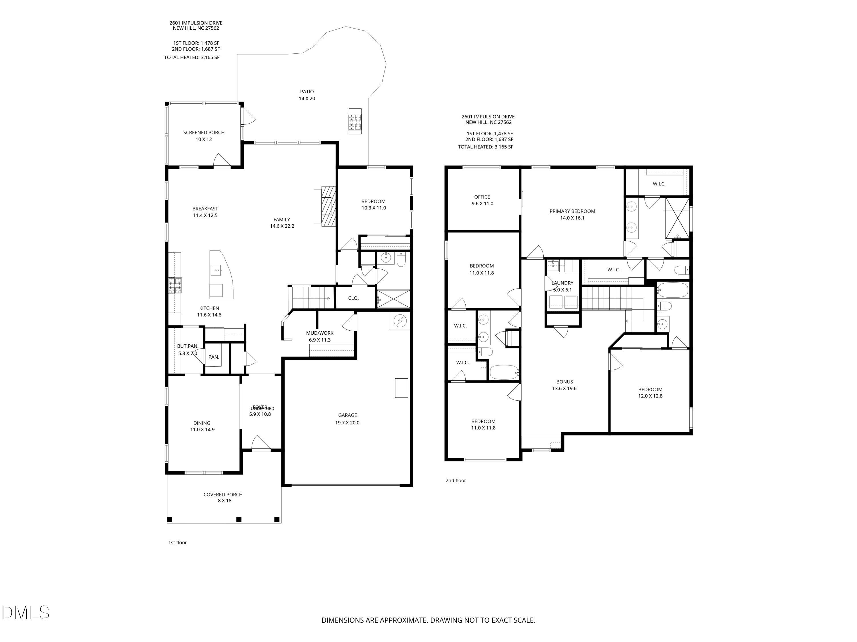 Exterior photo of 2601 Impulsion Drive, New Hill, NC 27562. MLS: 10180239
