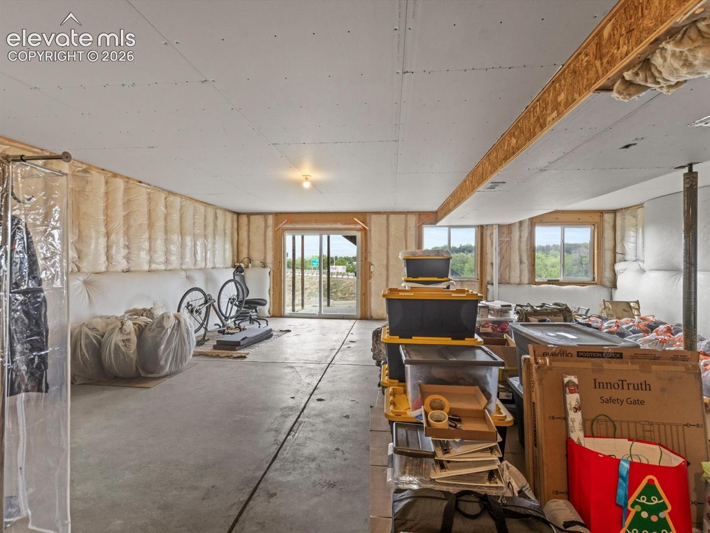 Huge basement with walkout.