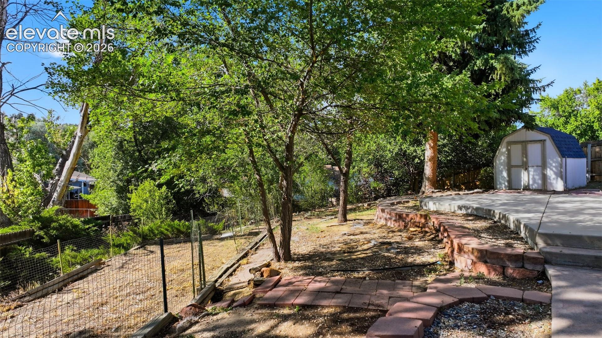 Area where raised garden beds can help with food costs growing your vegetables and fruits and still space for entertaining.