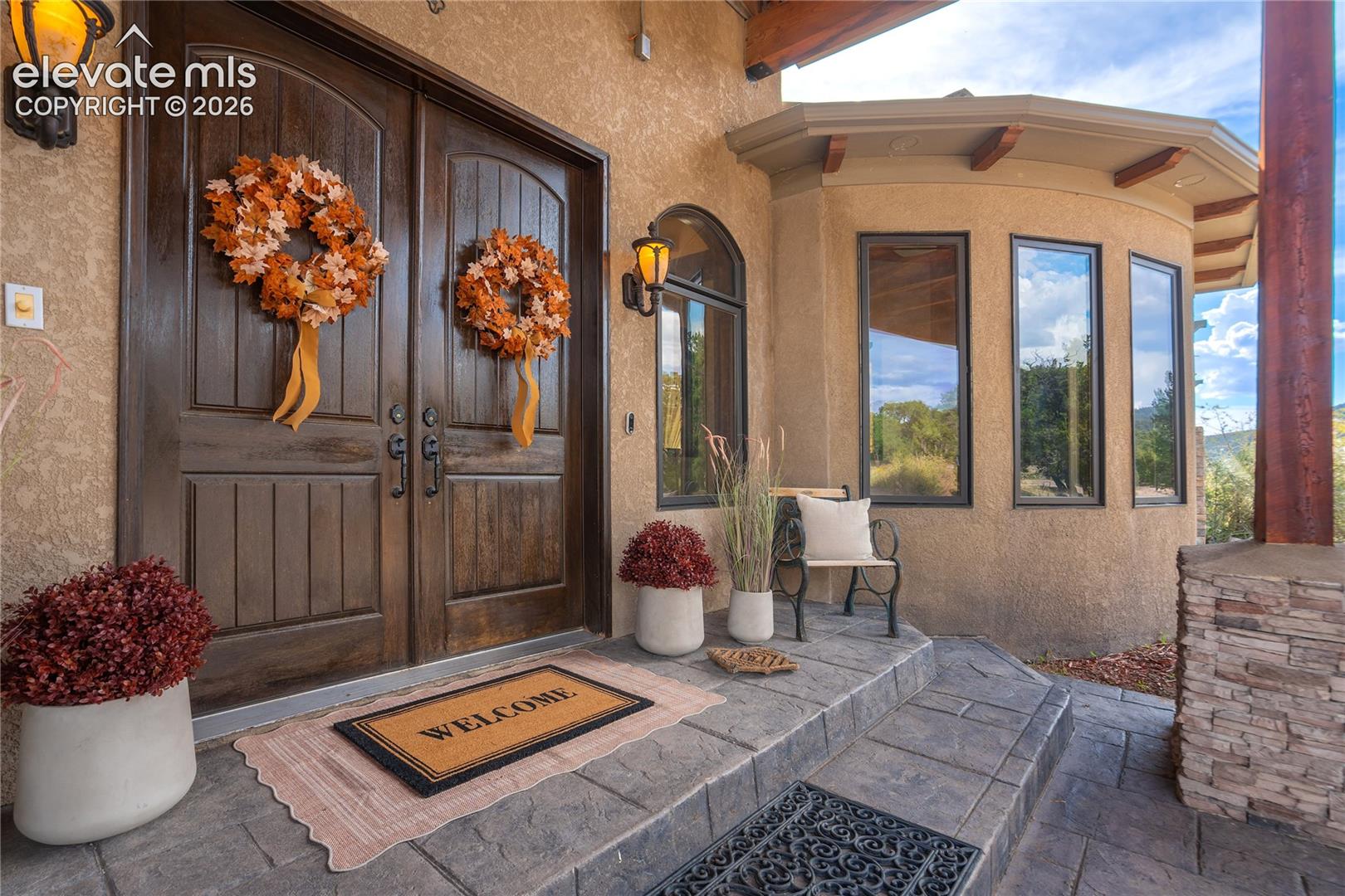 Double-door entry 
