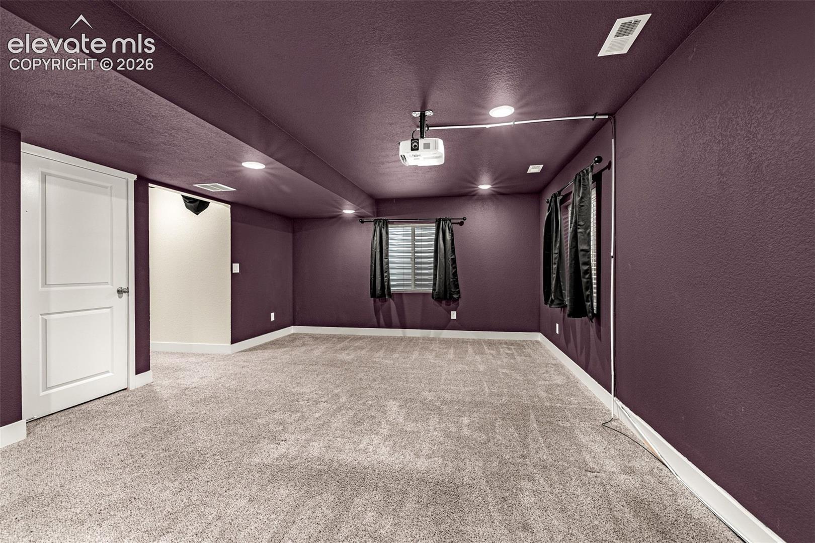 Basement living room