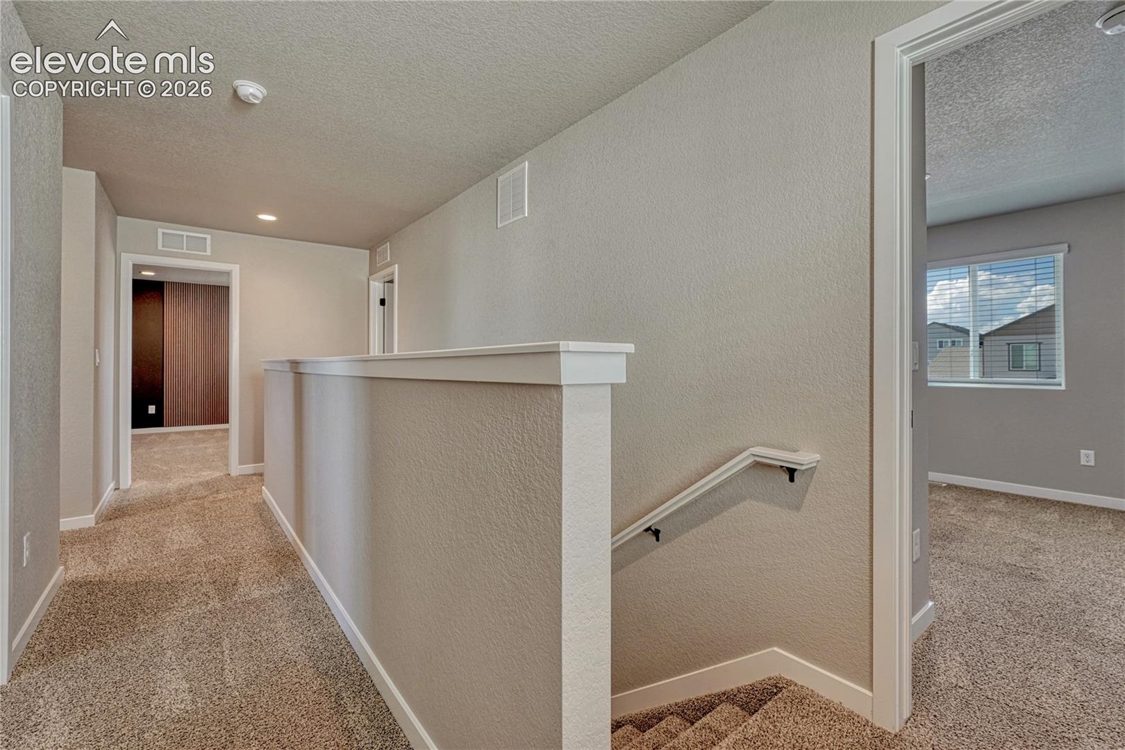 All 4 bedrooms upstairs. 