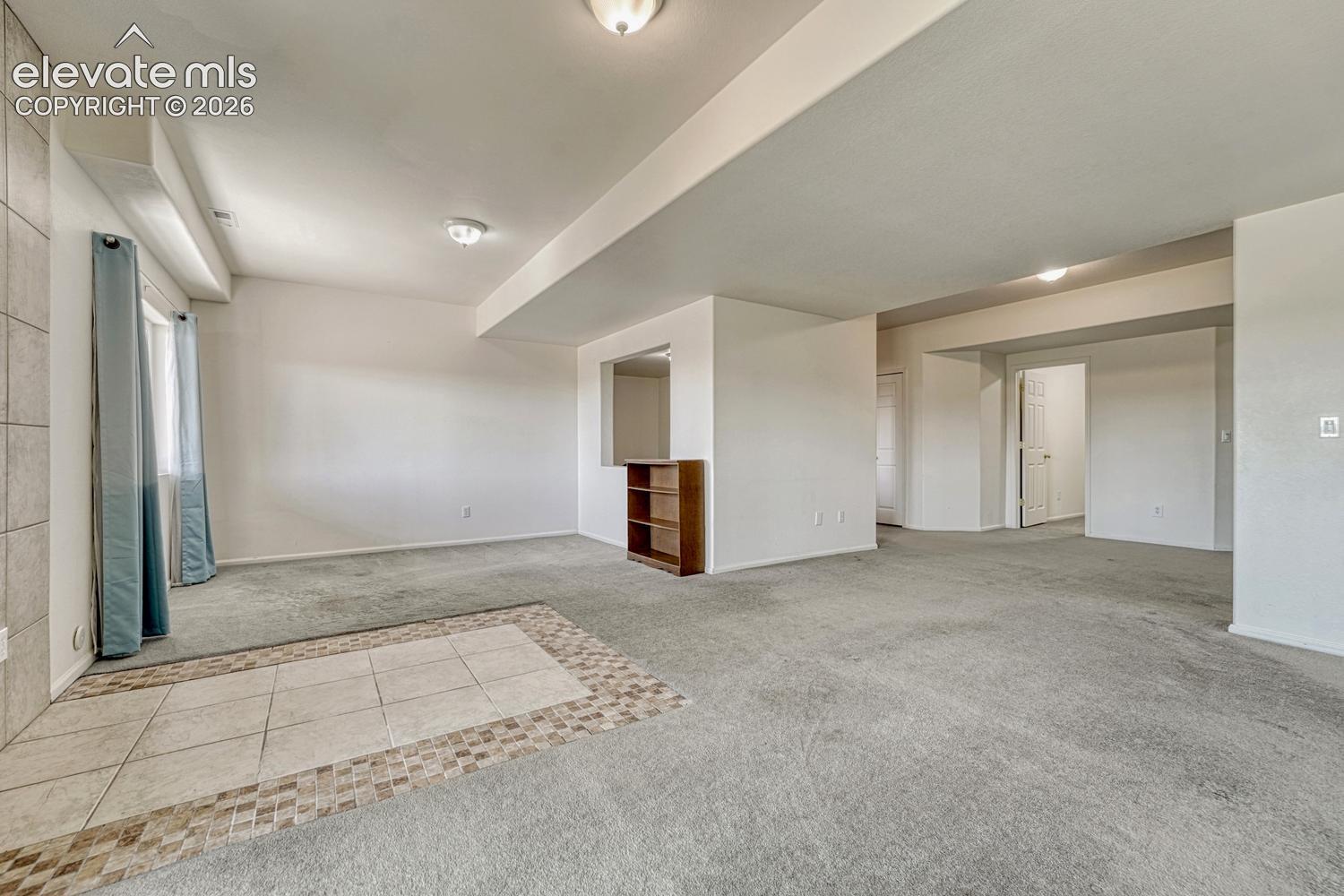 basement family room