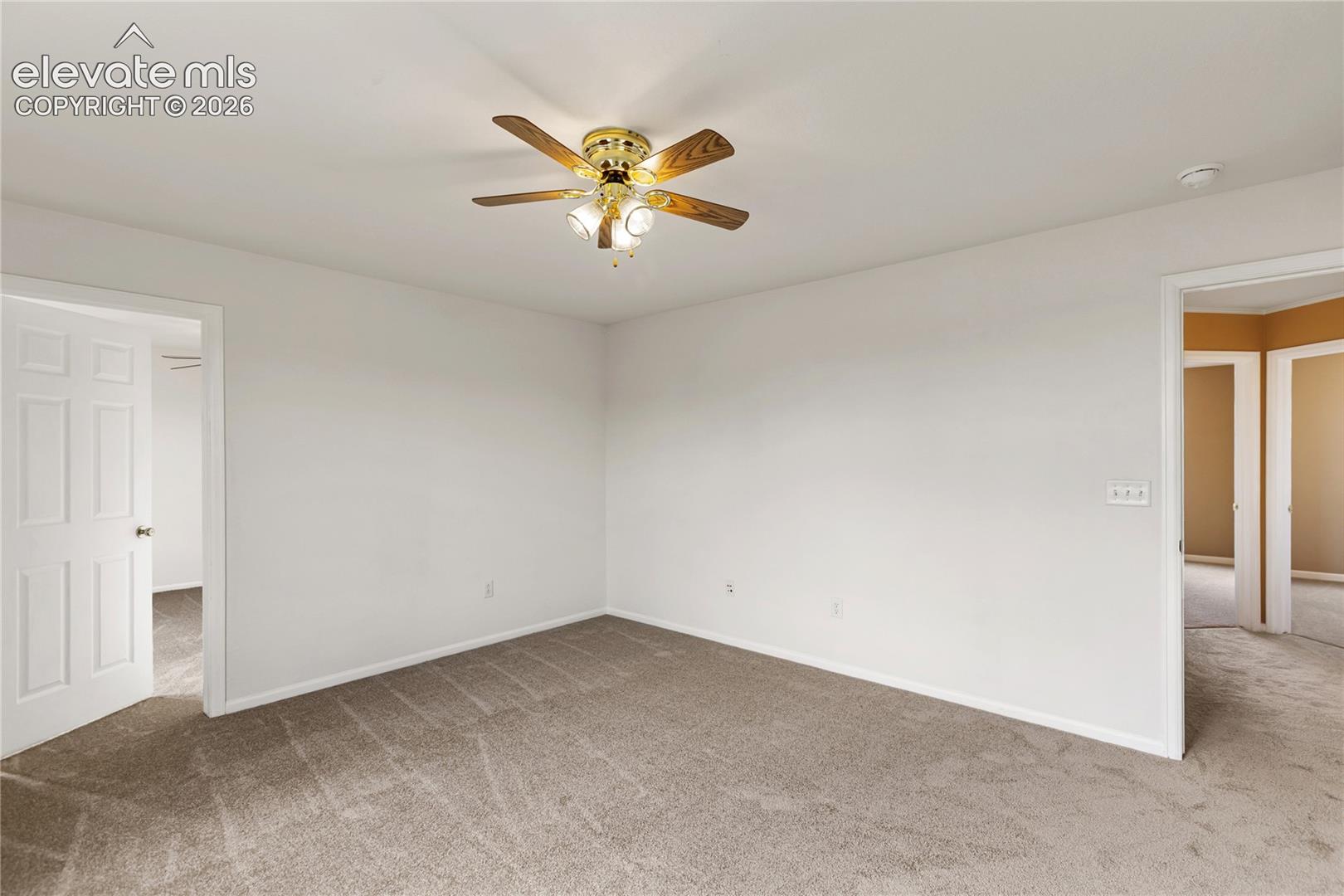 Primary suite with bonus room attached.