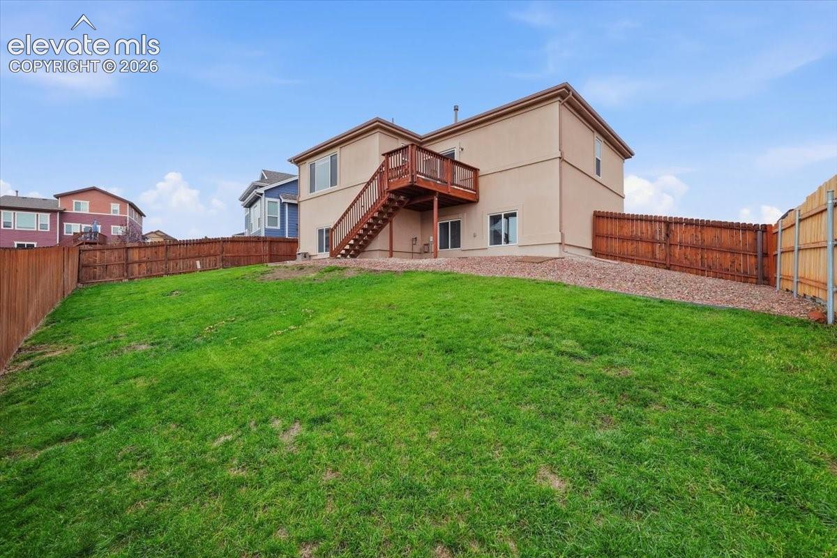 Fenced backyard!