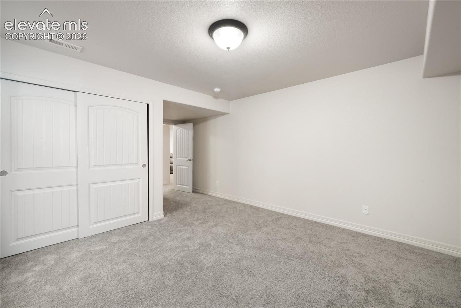 Basement 3rd bedroom new carpet
