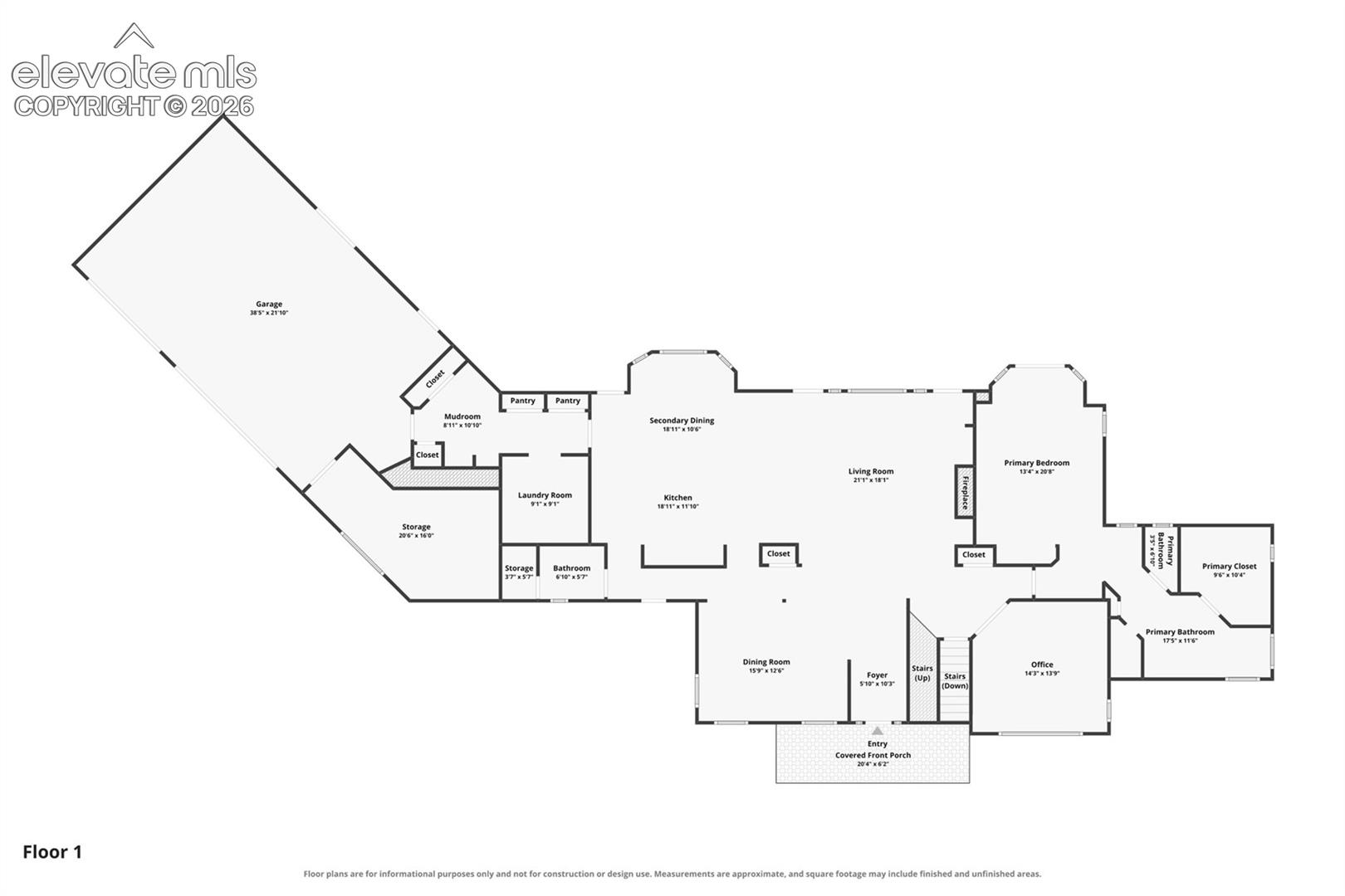 Main Level Floorplan
