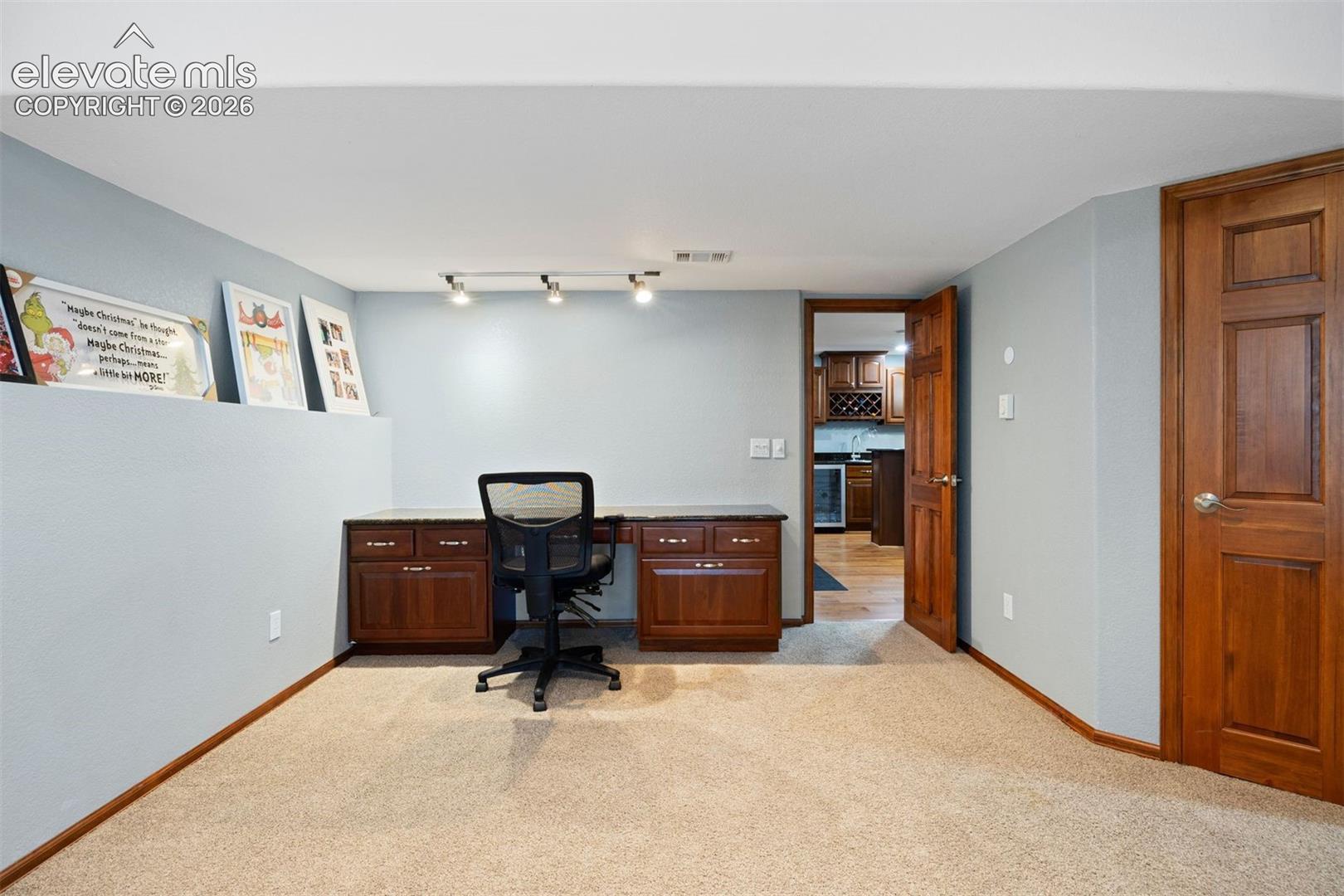 Basement bedroom