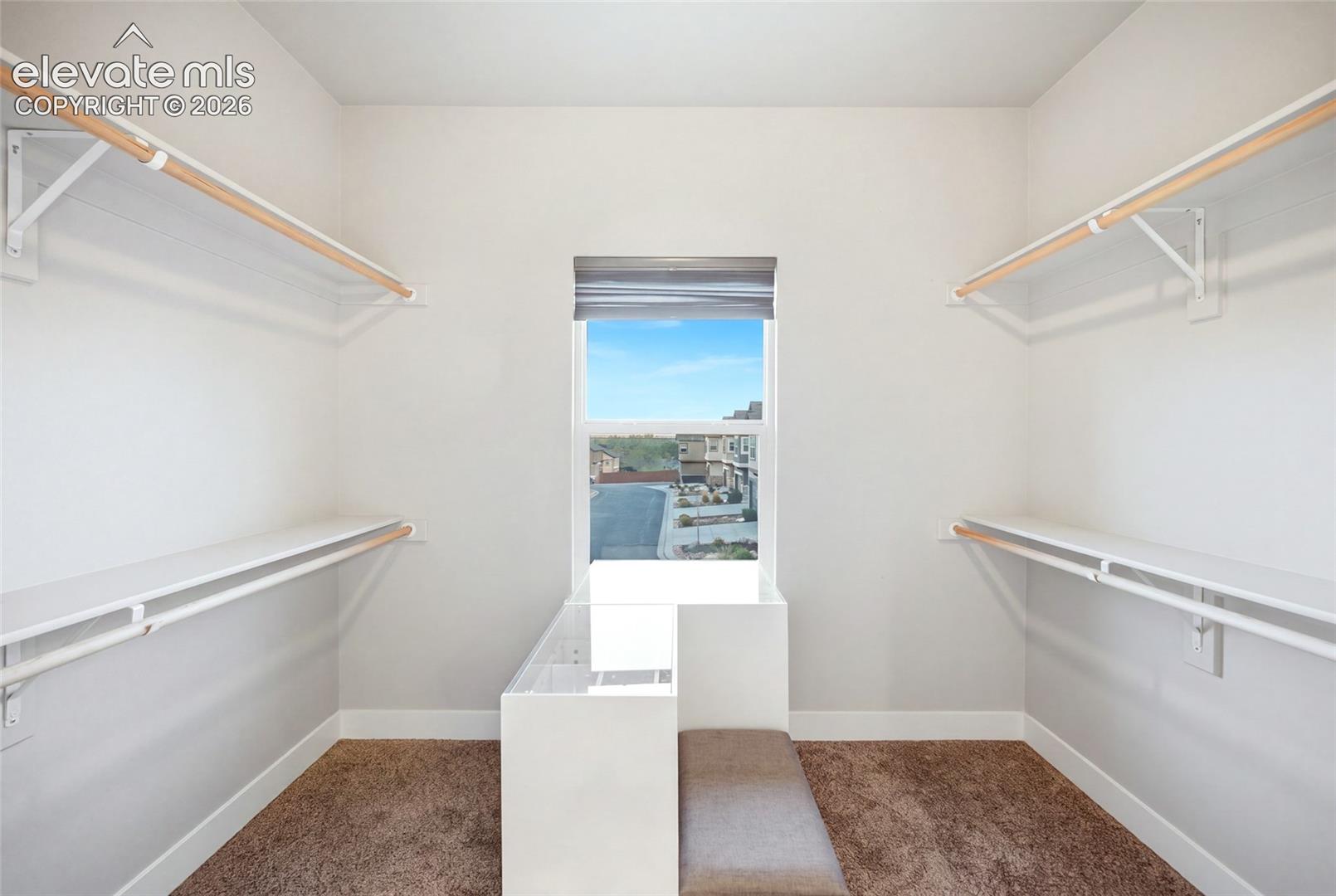 Primary walk-in closet