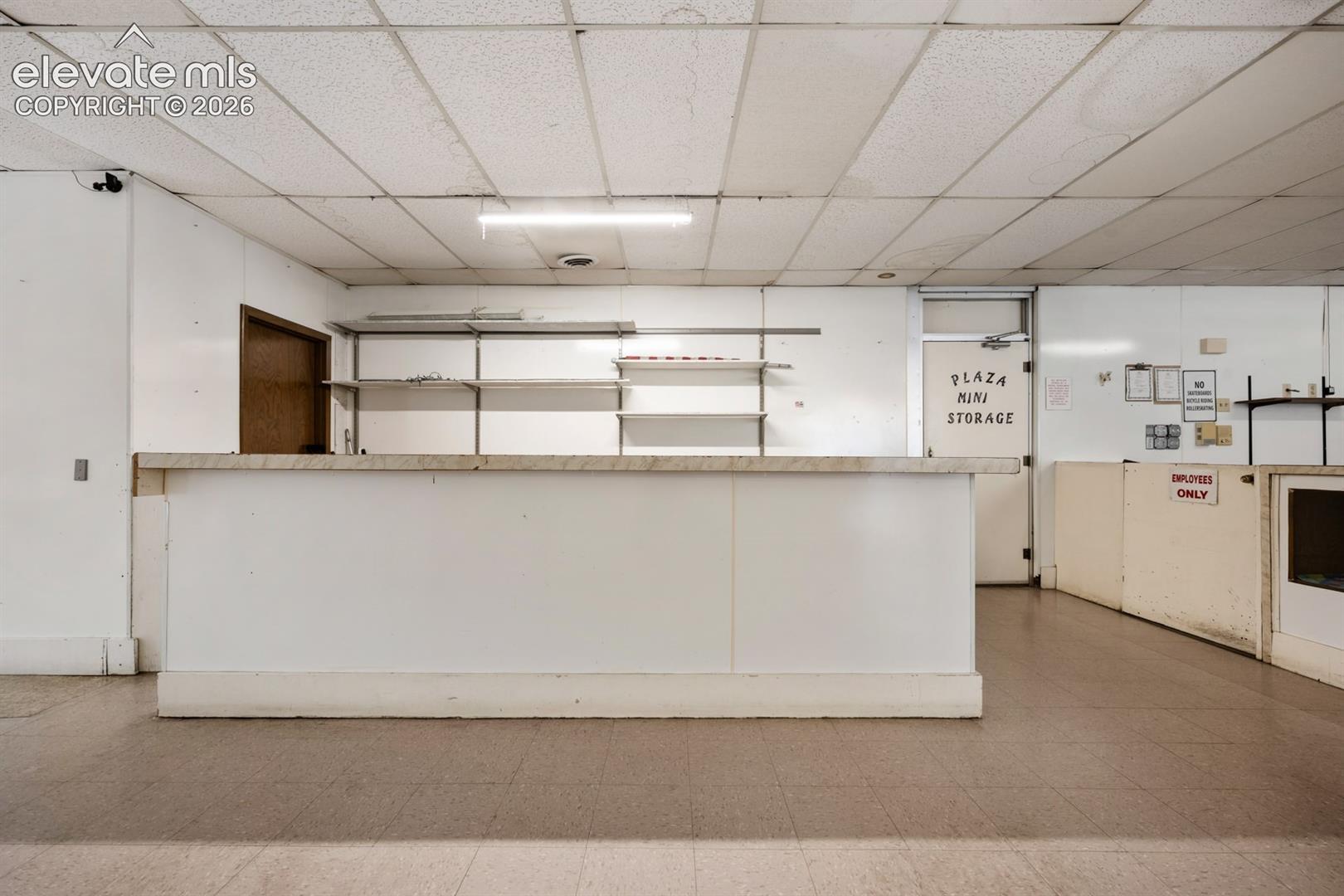 What a great place to have a food counter or coffee bar!