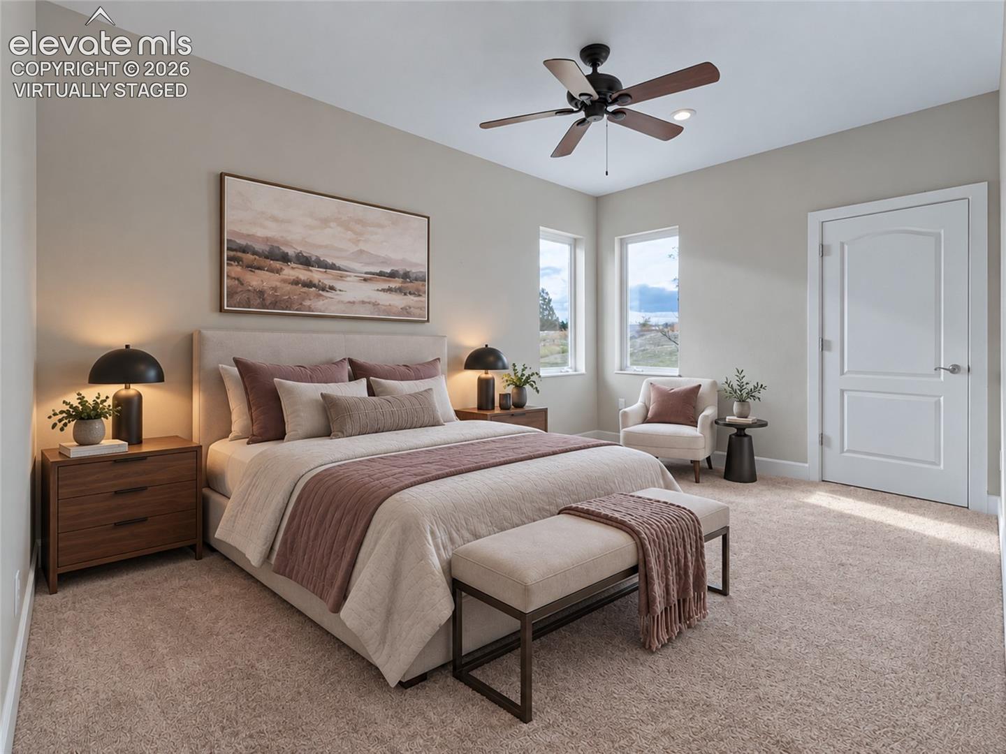 Virtually Staged Bedroom #2