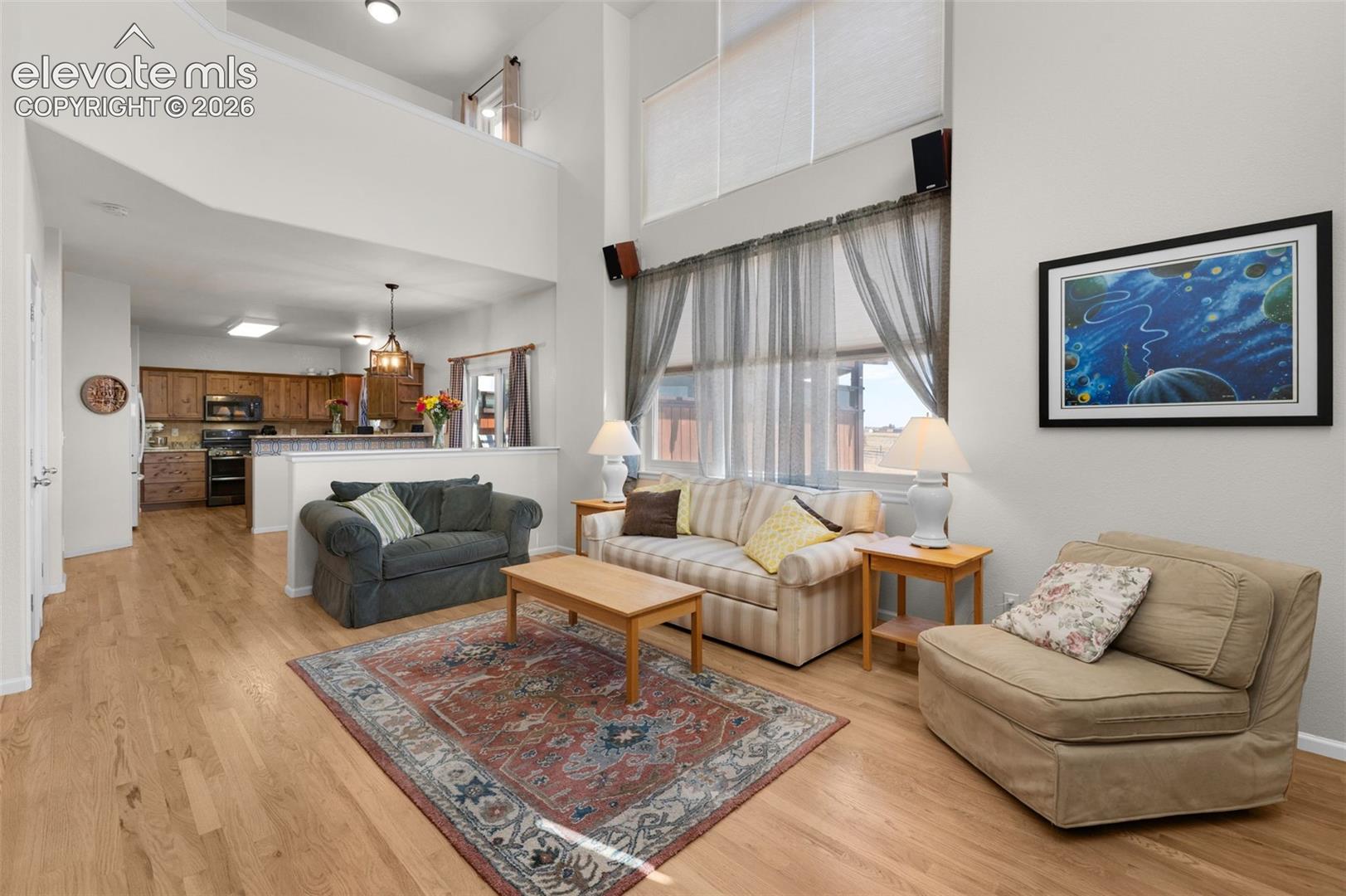Expansive Natural Hardwood Flooring