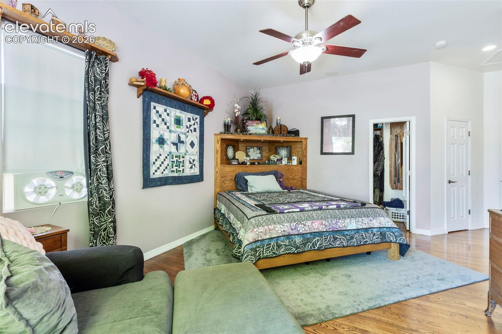 Hardwood-style flooring throughout