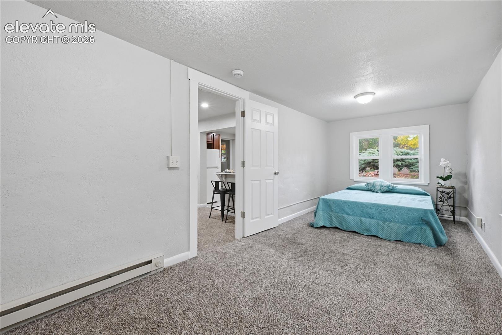Another view of the apartment bedroom.